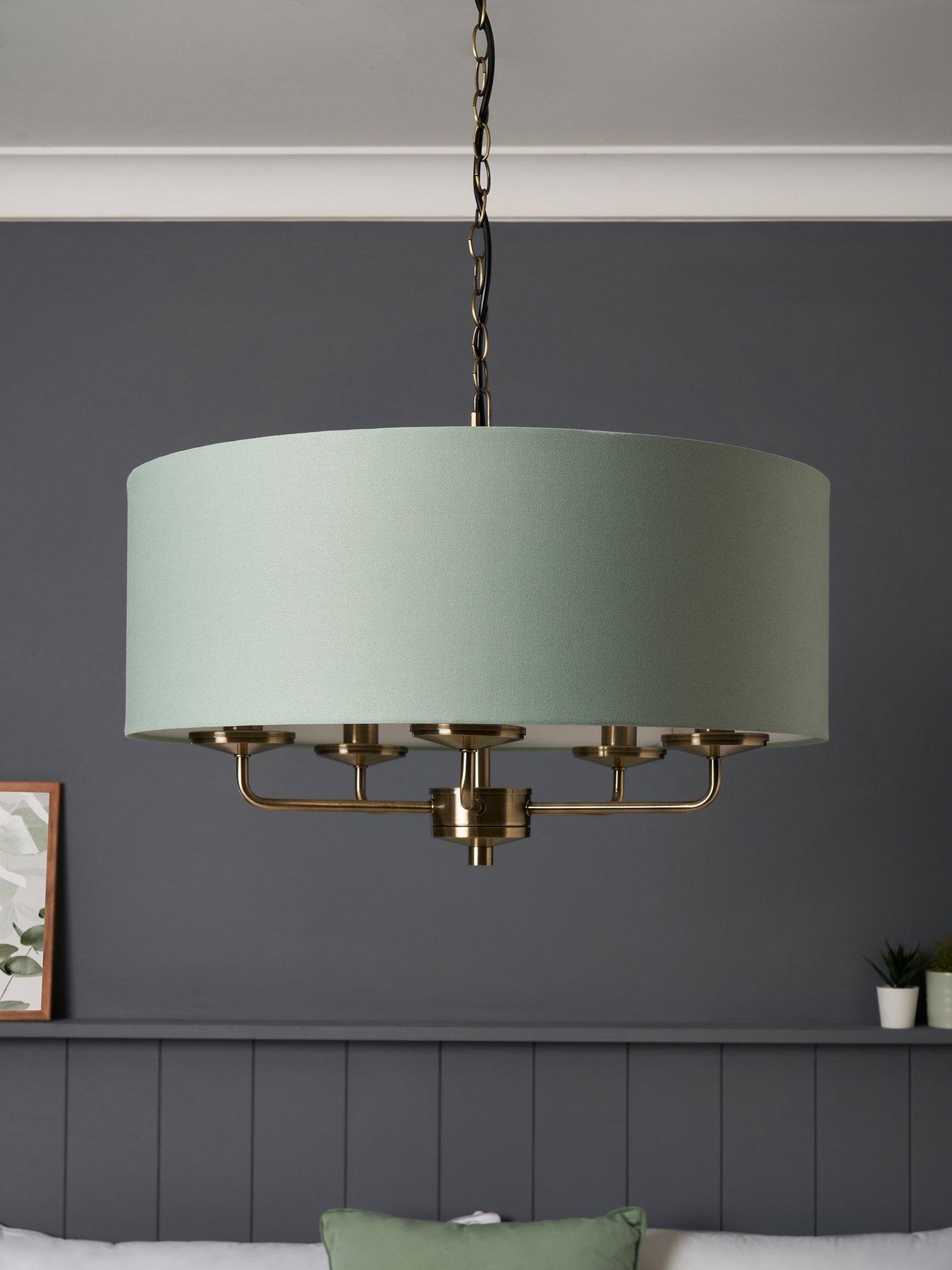undefined Mika 5-Light Ceiling Fixture - Light Green