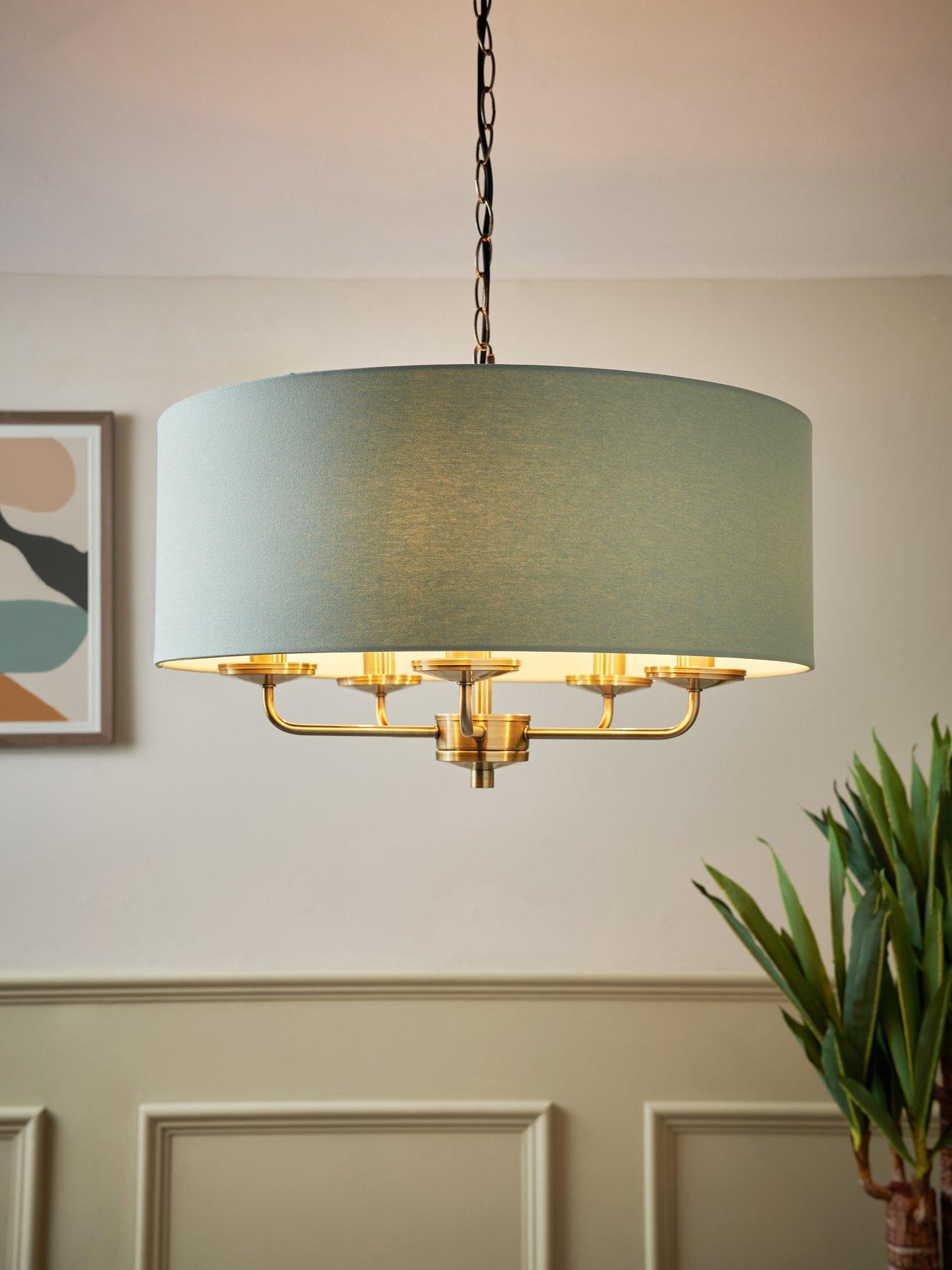 Image 1 of 3 of The Very Collection Mika 5-Light Ceiling Fixture - Light Green