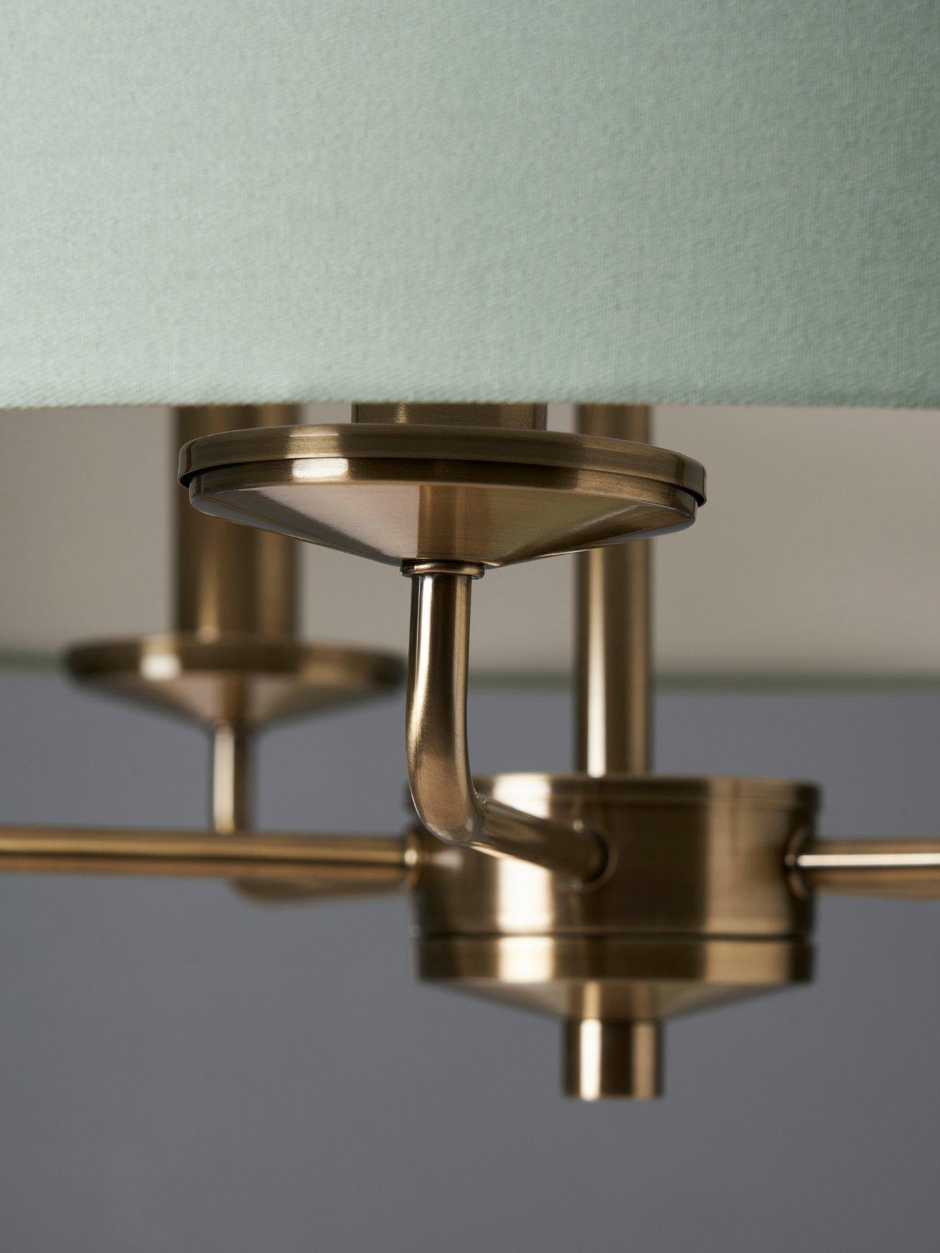 Image 3 of 3 of The Very Collection Mika 5-Light Ceiling Fixture - Light Green