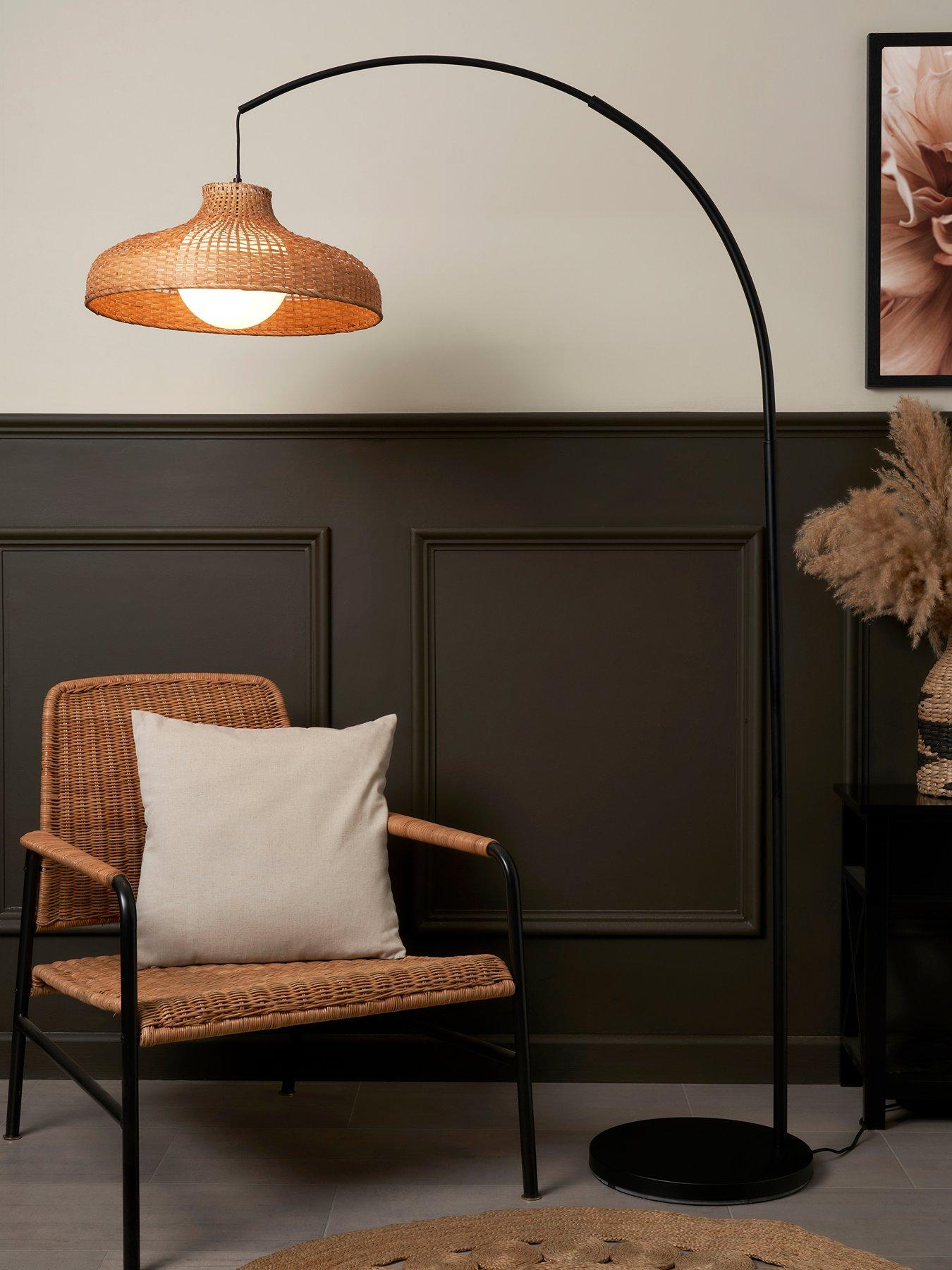undefined Black Arc Floor Lamp