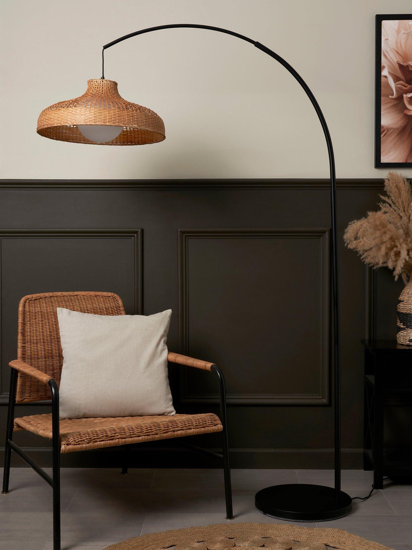 Image 4 of 5 of The Very Collection Black Arc Floor Lamp