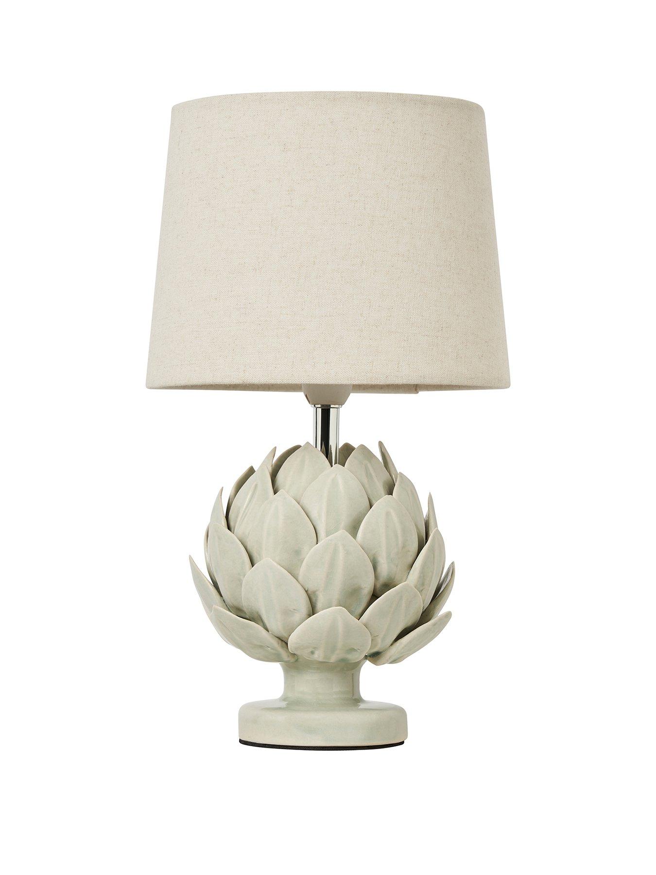 Image 2 of 5 of Very Home Set Of 2 Mini Artichoke Table With Reactive Glaze Green