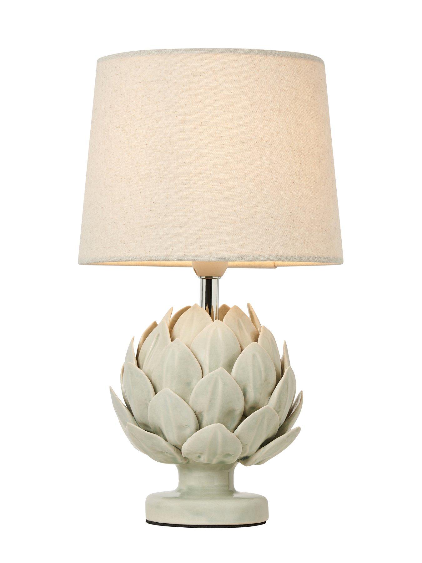 Image 3 of 5 of Very Home Set Of 2 Mini Artichoke Table With Reactive Glaze Green