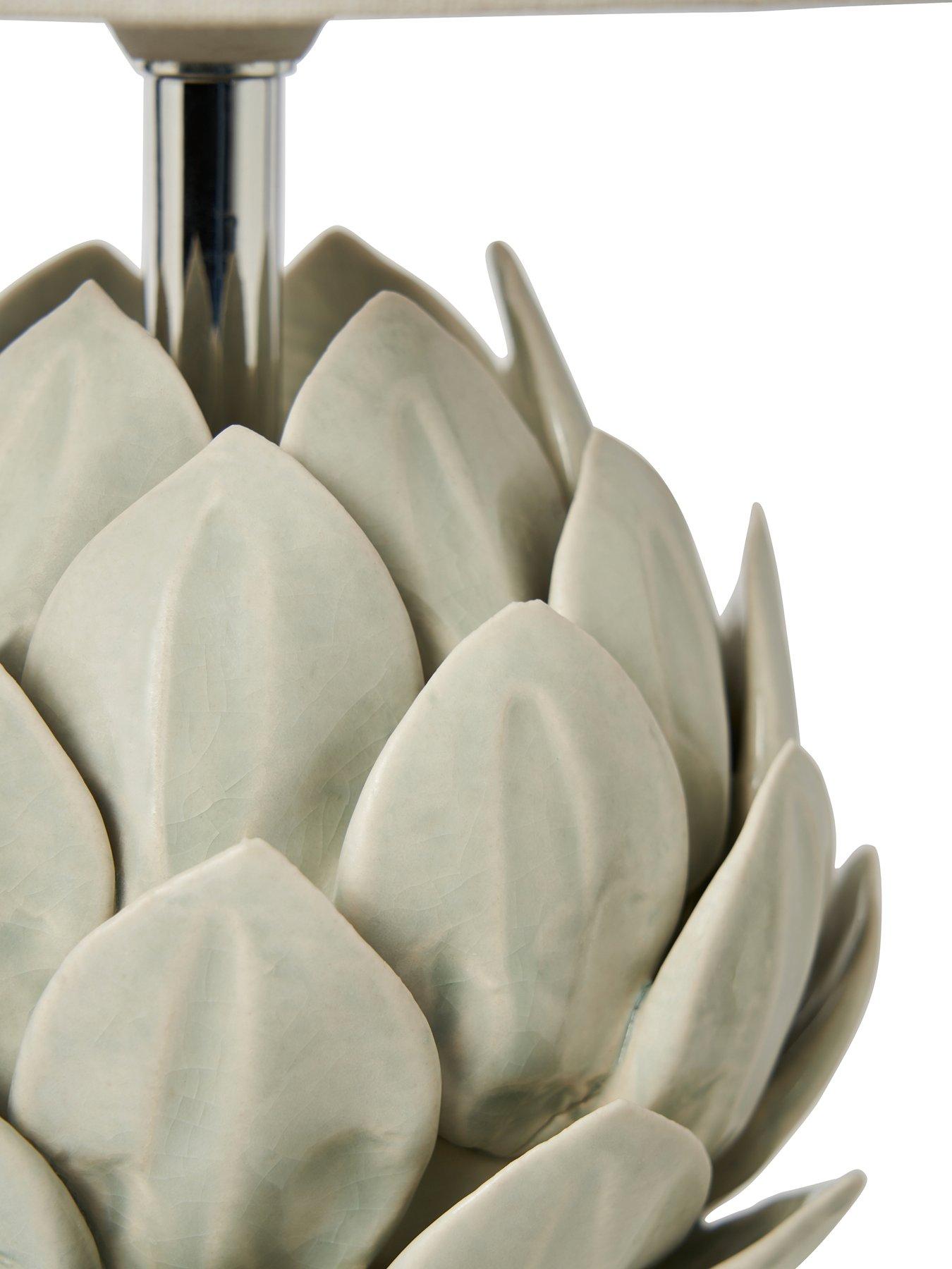 Image 5 of 5 of Very Home Set Of 2 Mini Artichoke Table With Reactive Glaze Green
