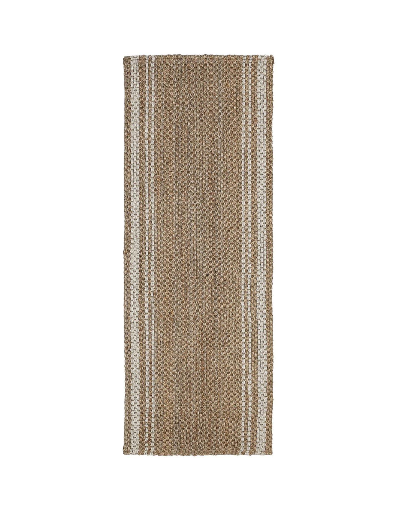 Image 2 of 4 of The Very Collection Jute Stripe Runner - Natural