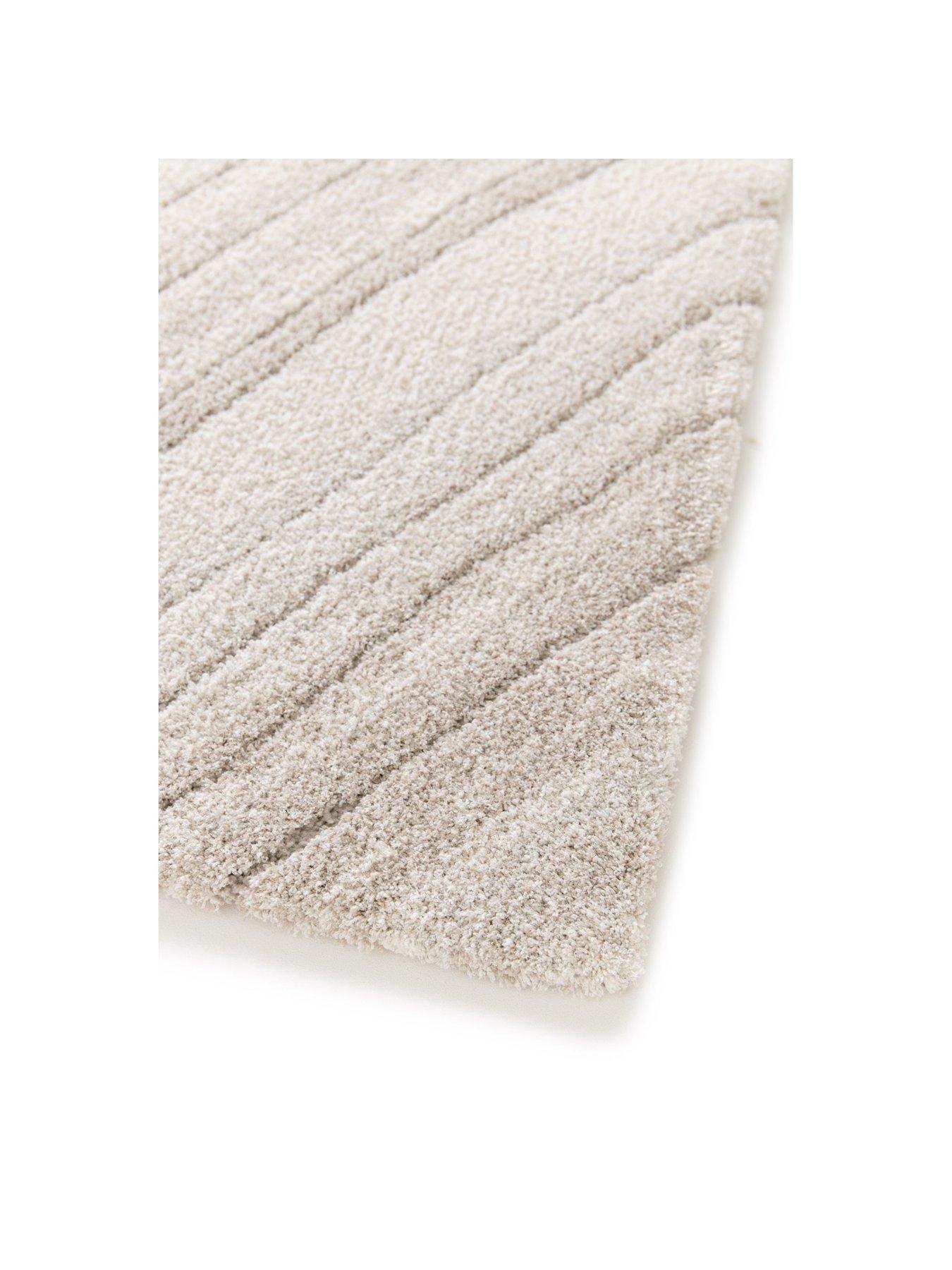 Image 3 of 5 of Very Home Pure Microfibre Textured Wave Rug - Natural