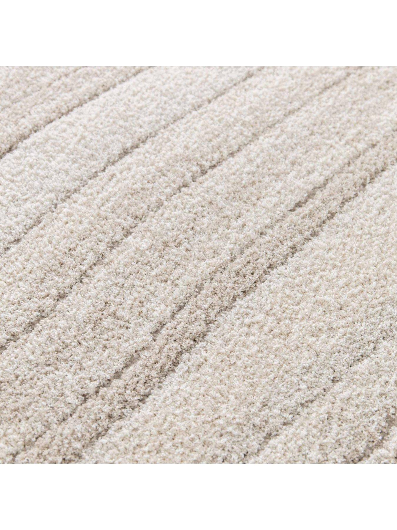 Image 5 of 5 of Very Home Pure Microfibre Textured Wave Rug - Natural