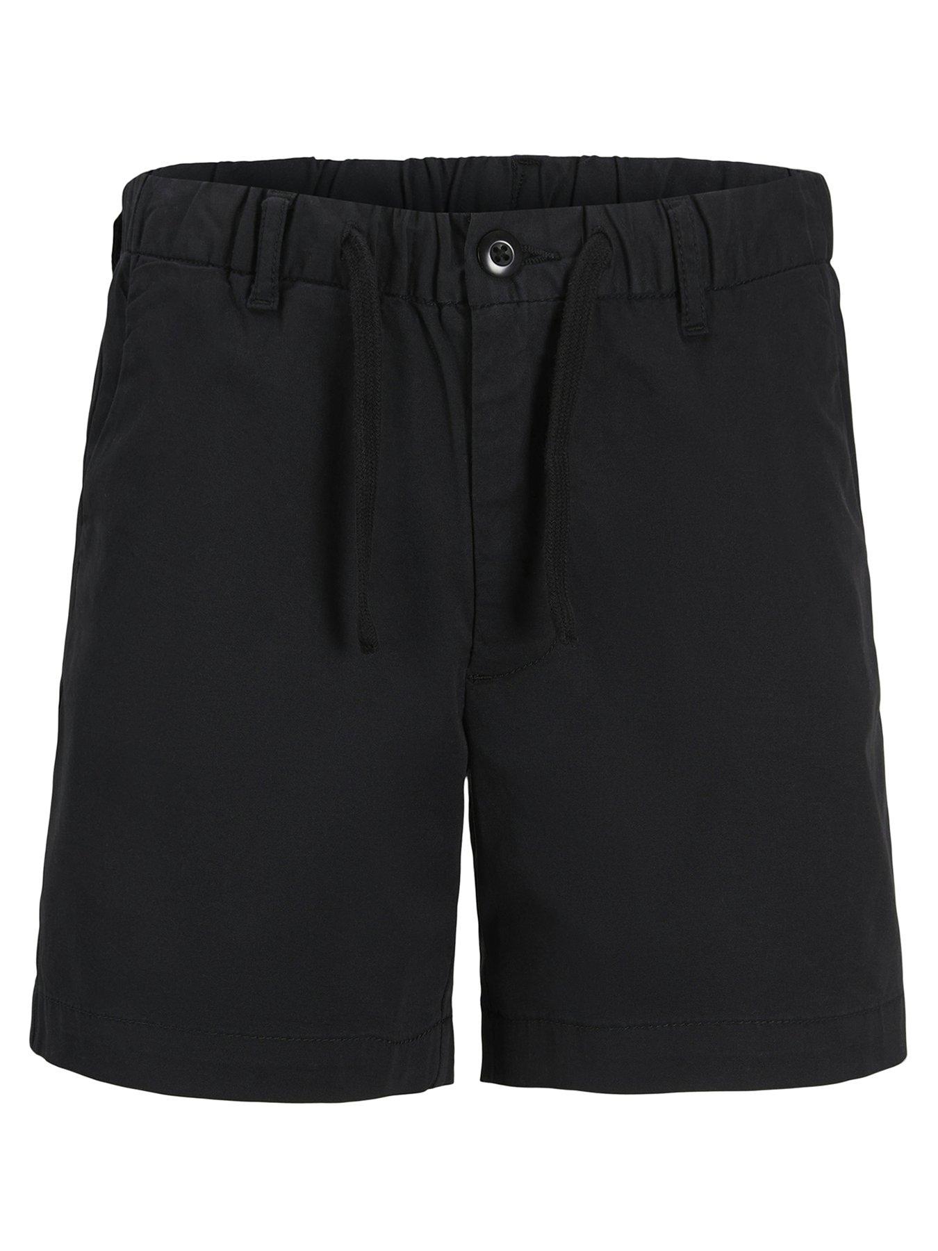 undefined Boys Jaiden Hybrid Jogger Shorts - Black