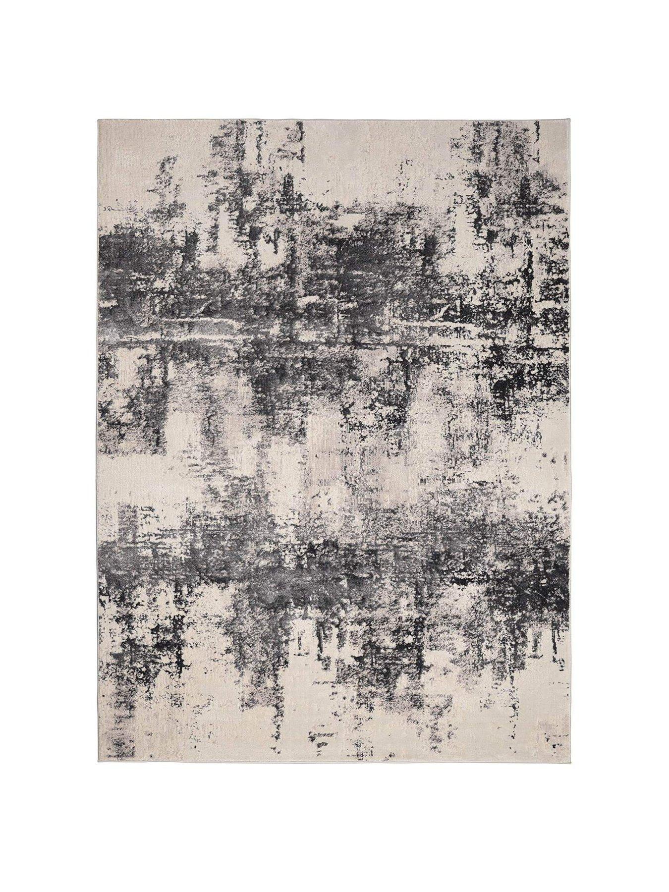 Image 2 of 5 of Very Home Dusk Textured Grey Rug
