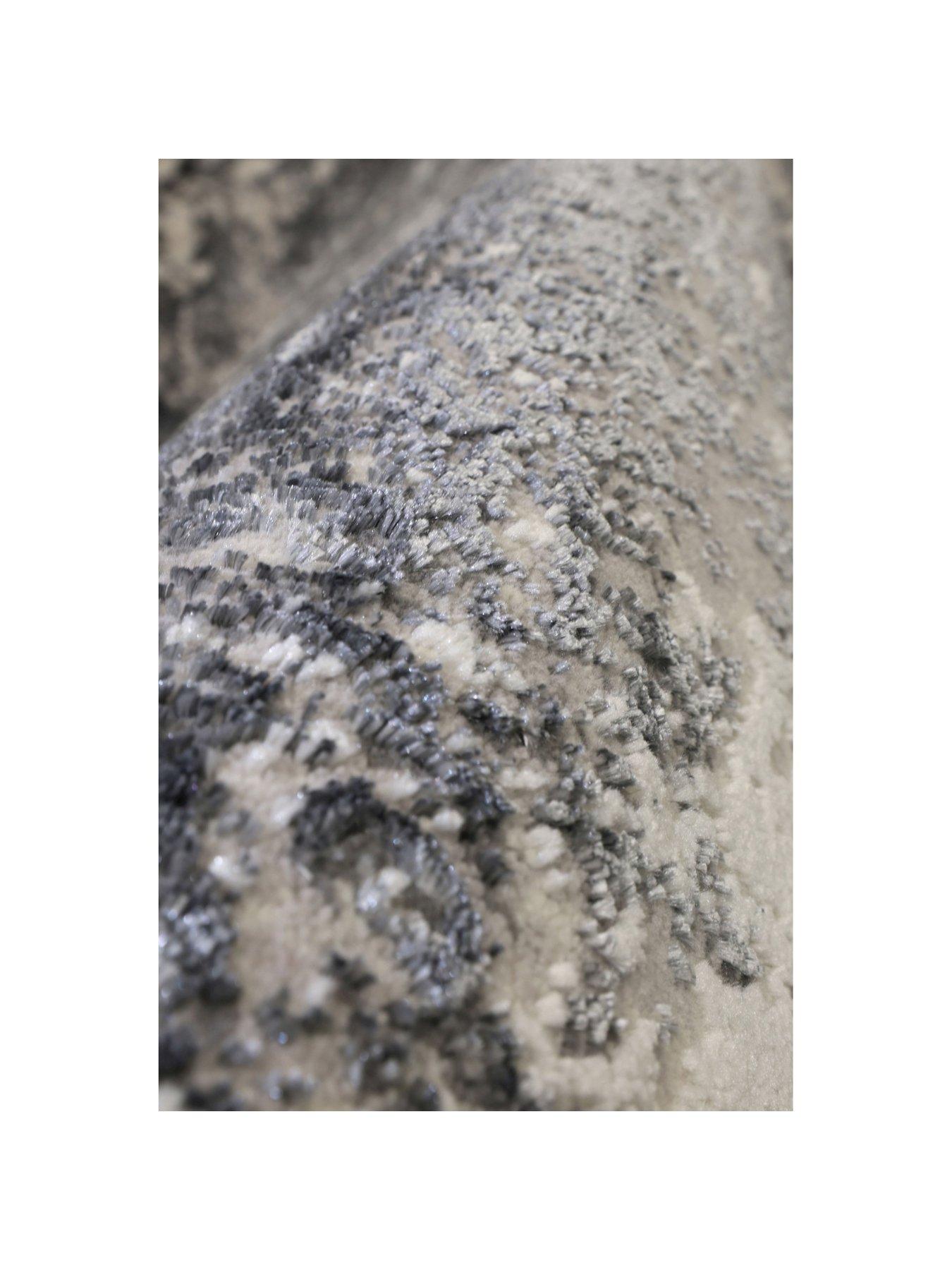 Image 4 of 5 of Very Home Dusk Textured Grey Rug