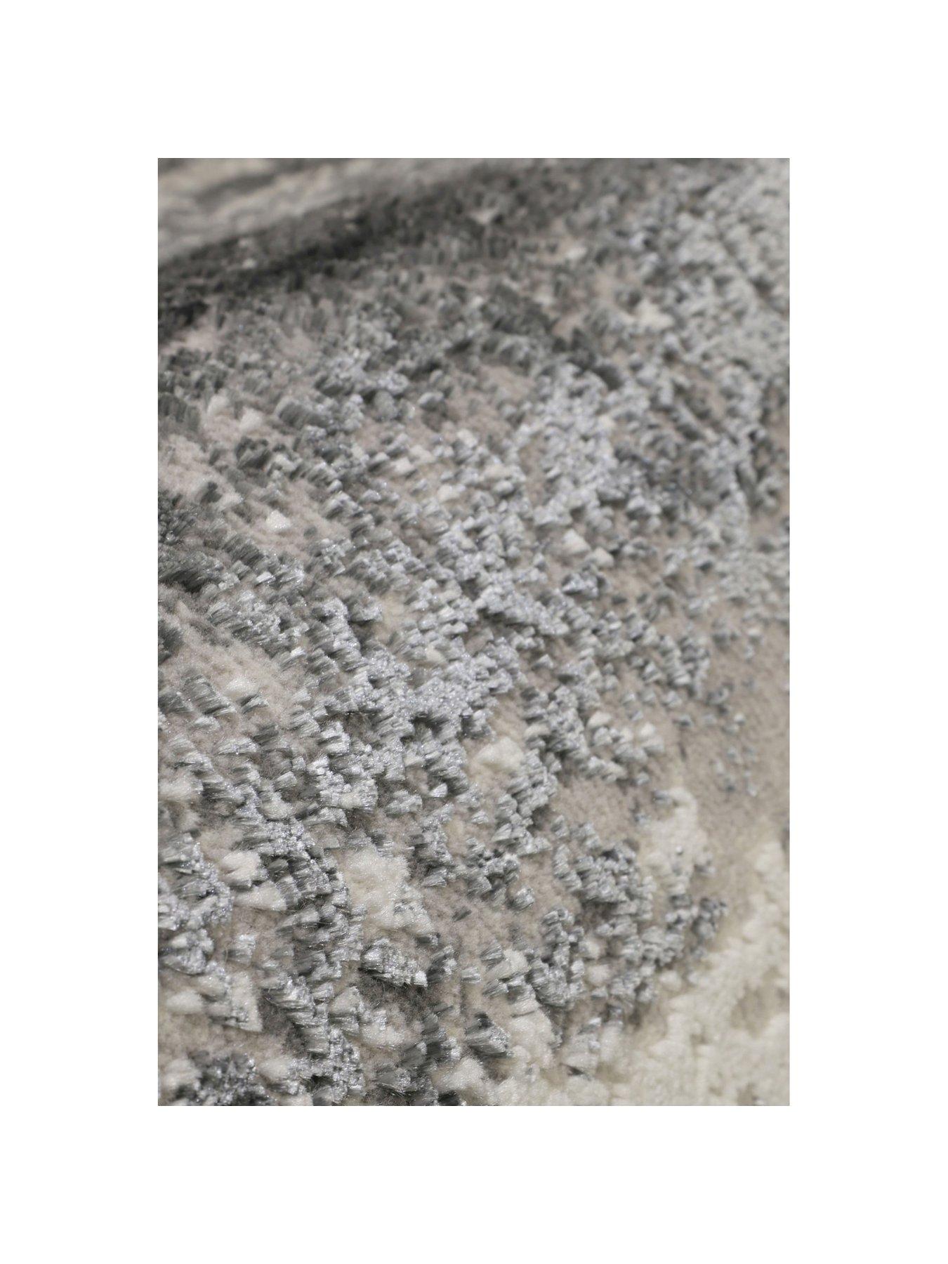 Image 5 of 5 of Very Home Dusk Textured Grey Rug