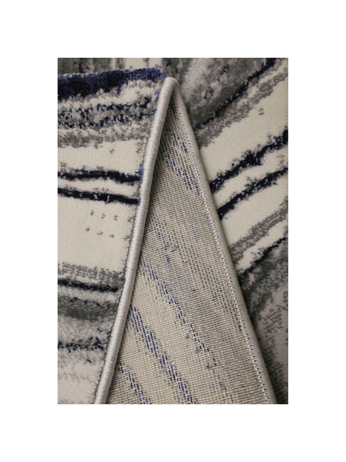 Image 3 of 5 of Dusk Wave Navy Rug
