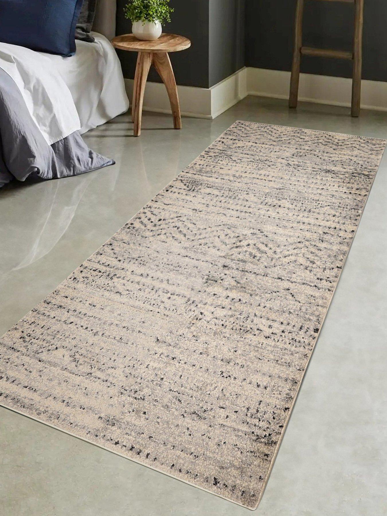 Freya Patterned Grey Runner 80X200cm