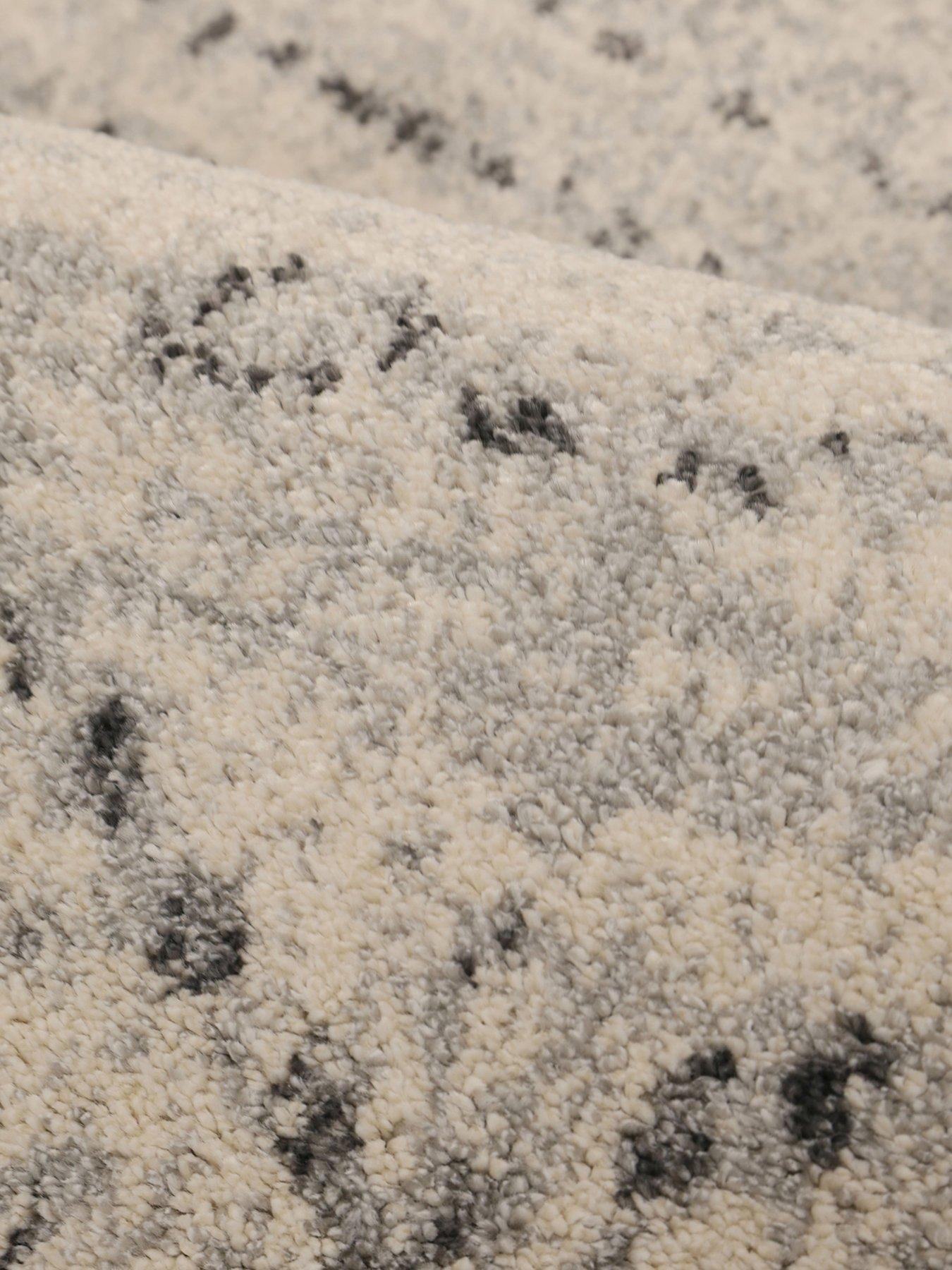 Image 3 of 3 of Freya Patterned Grey Rug