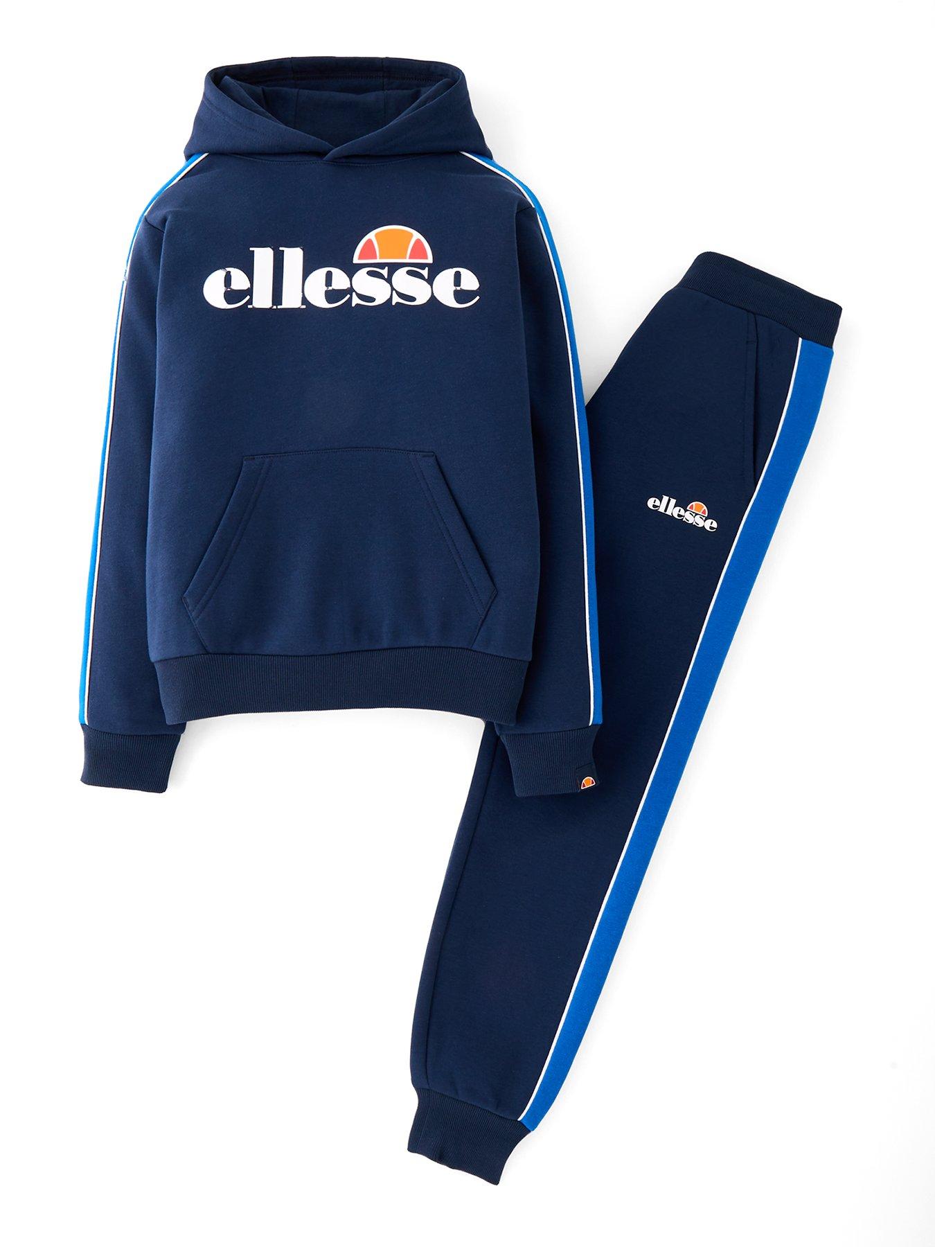 Ellesse Junior Boys Noha Tracksuit - Navy