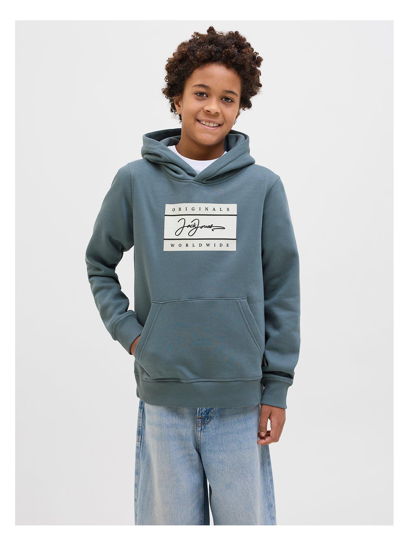 undefined Boys Frederiksberg Hoody - Stormy Weather - Grey