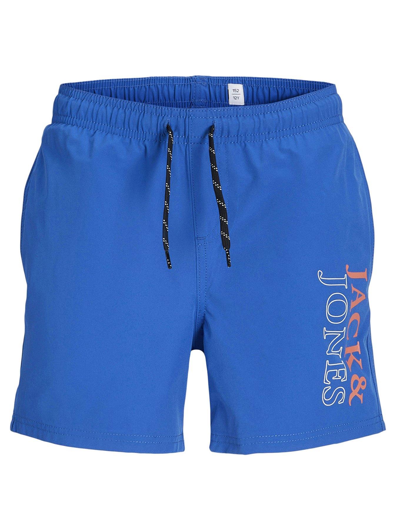undefined Boys Maui Double Logo Swim Shorts - Blue