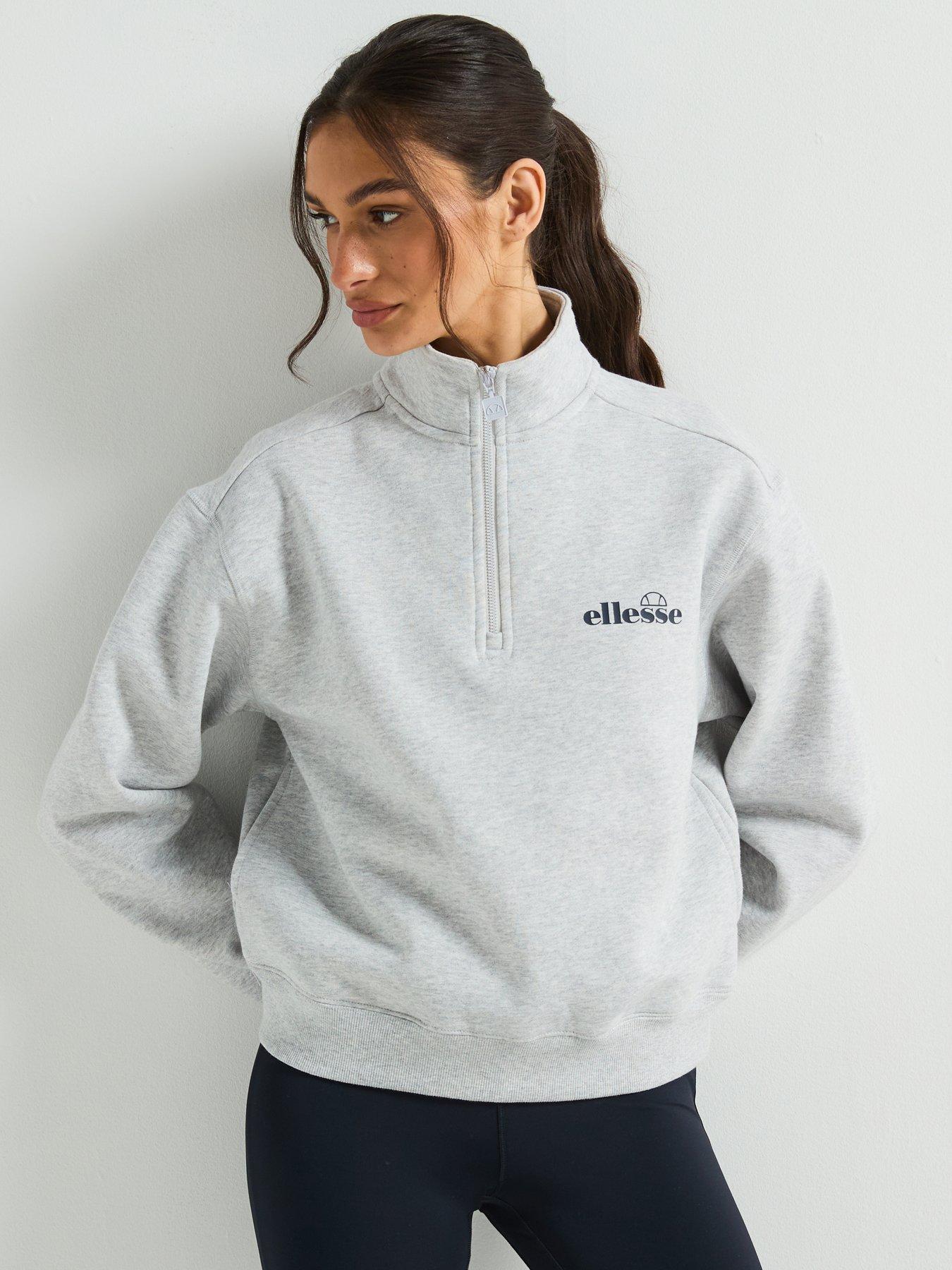 Ellesse Womens Very Exclusive Whitbeck Sweatshirt  &  Legging Set - Navy/Grey