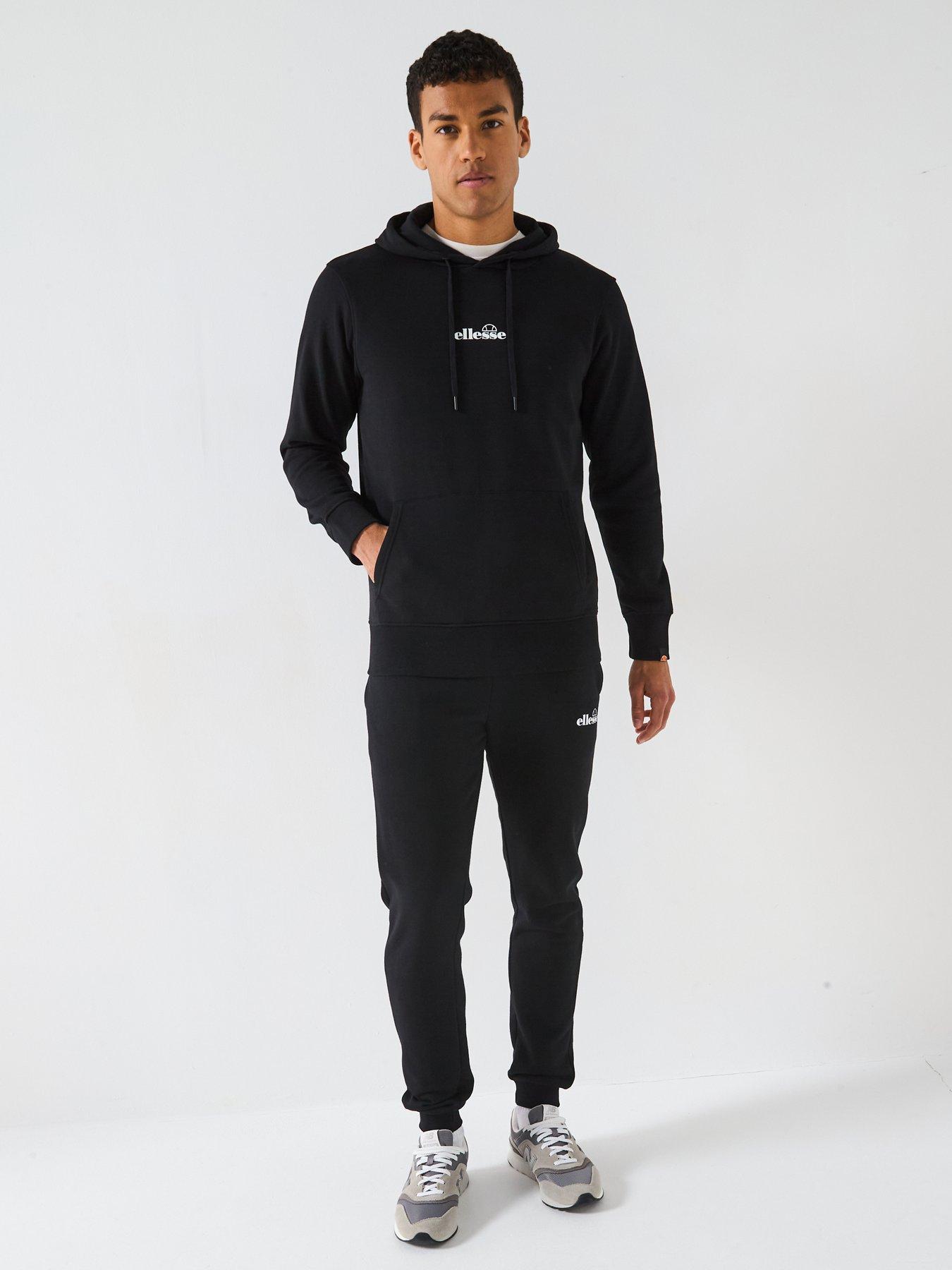 Image 3 of 6 of Ellesse Mens Pershuta Overhead Hoodie - Black