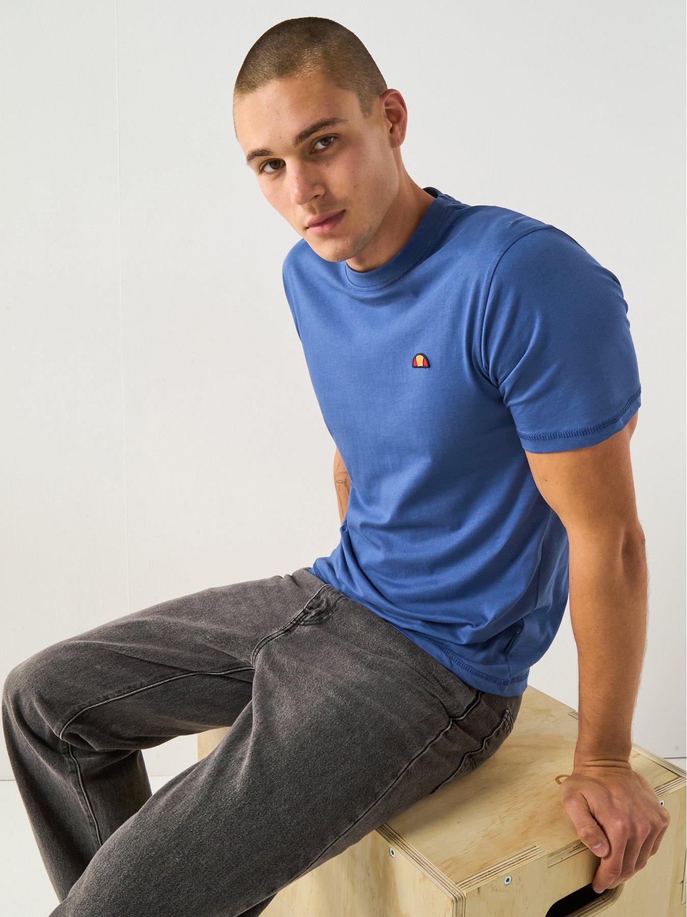 Ellesse Mens Cassica T-Shirt Navy Very