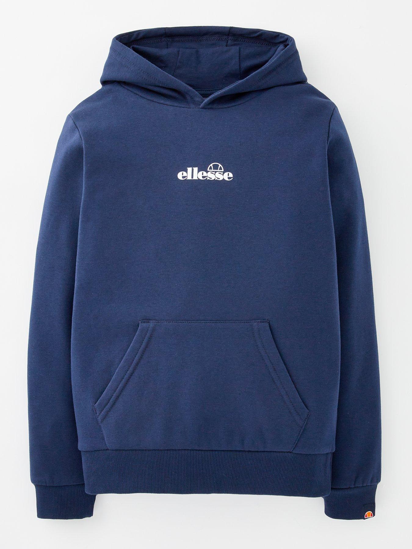 Image 1 of 4 of Ellesse Junior Boys Ellibro Overhead Hoodie - Navy