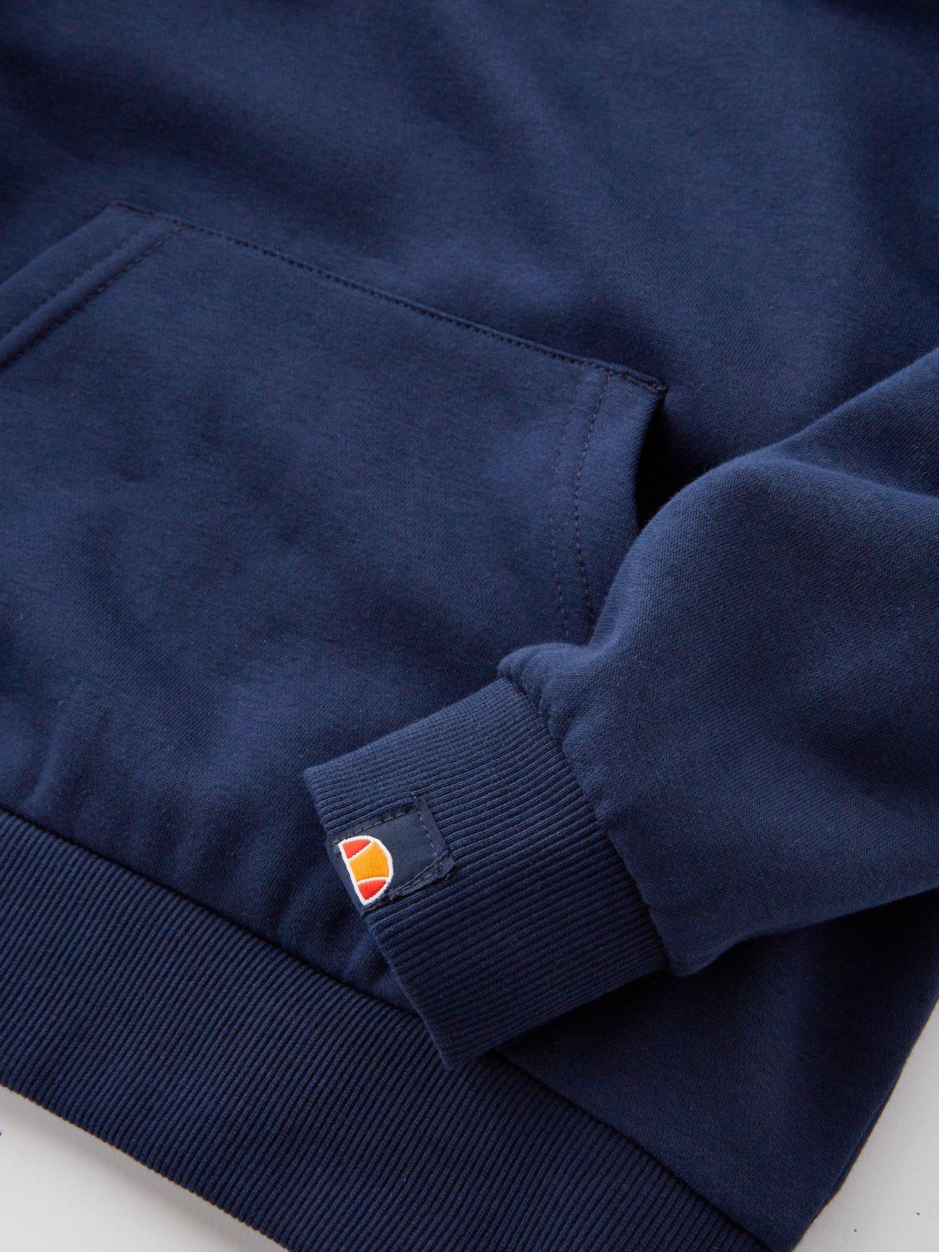 Image 3 of 4 of Ellesse Junior Boys Ellibro Overhead Hoodie - Navy