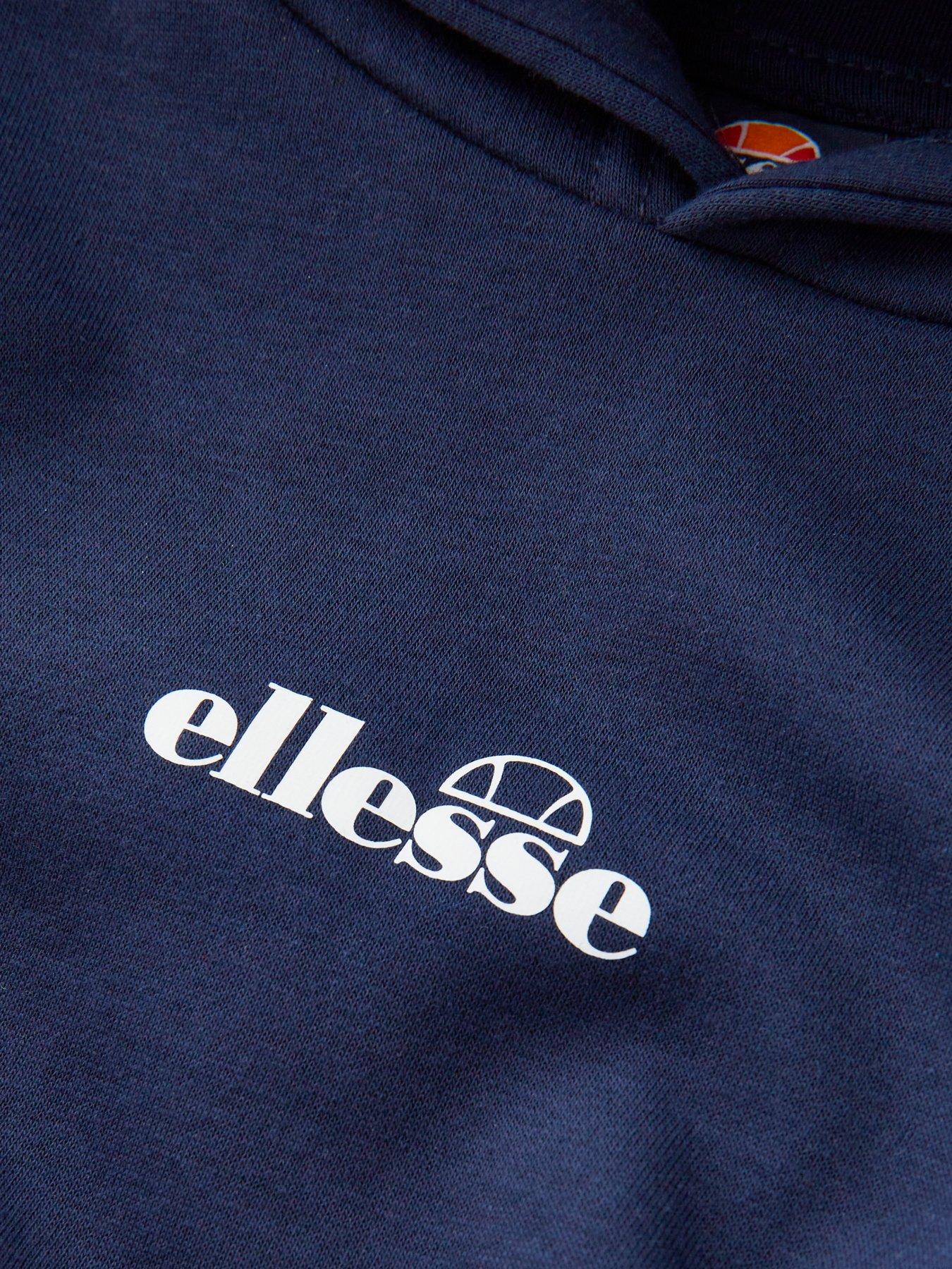 Image 4 of 4 of Ellesse Junior Boys Ellibro Overhead Hoodie - Navy