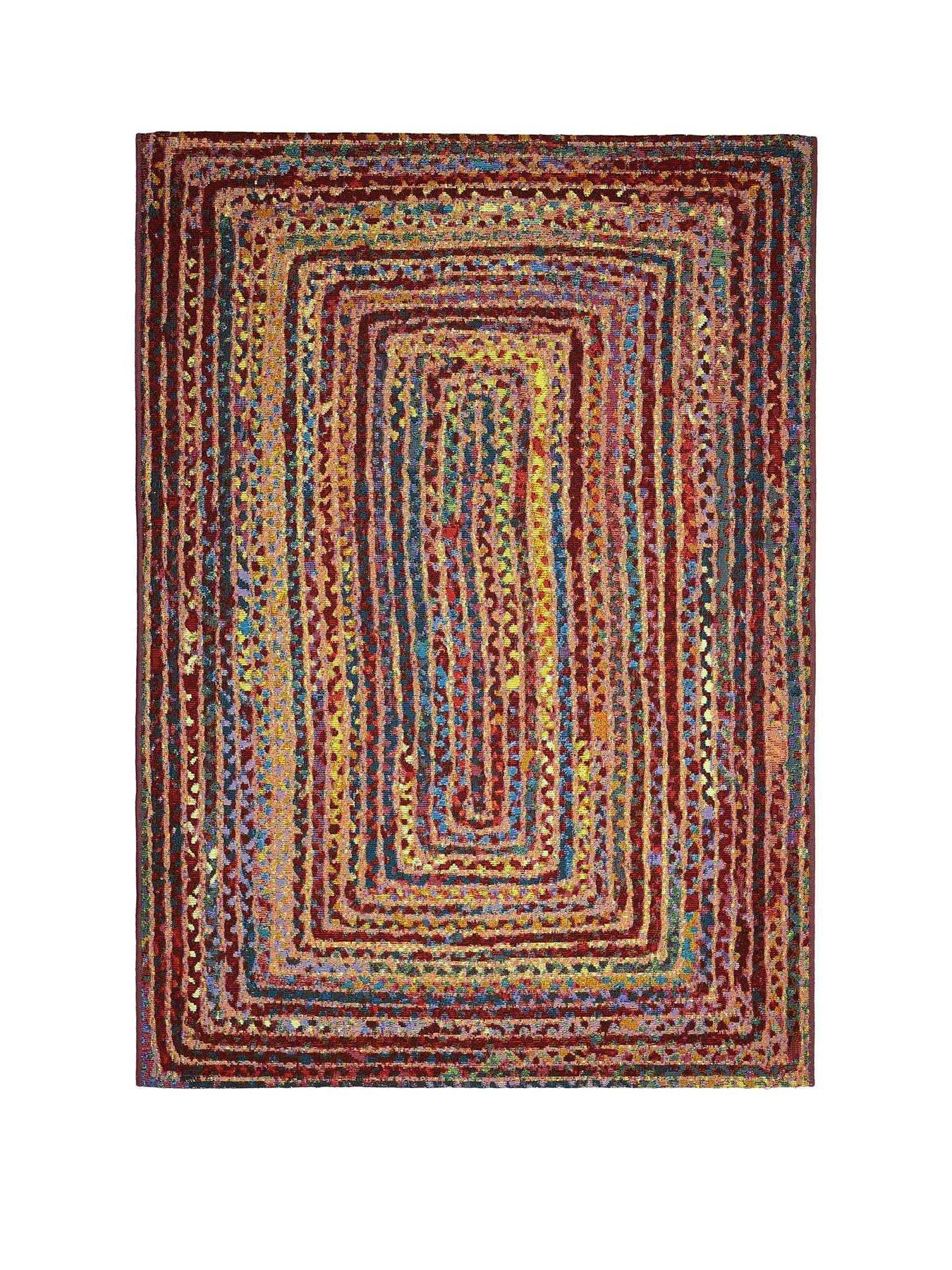 Very Home Tropico Indoor Outdoor Bordered Rug - Multi | Very