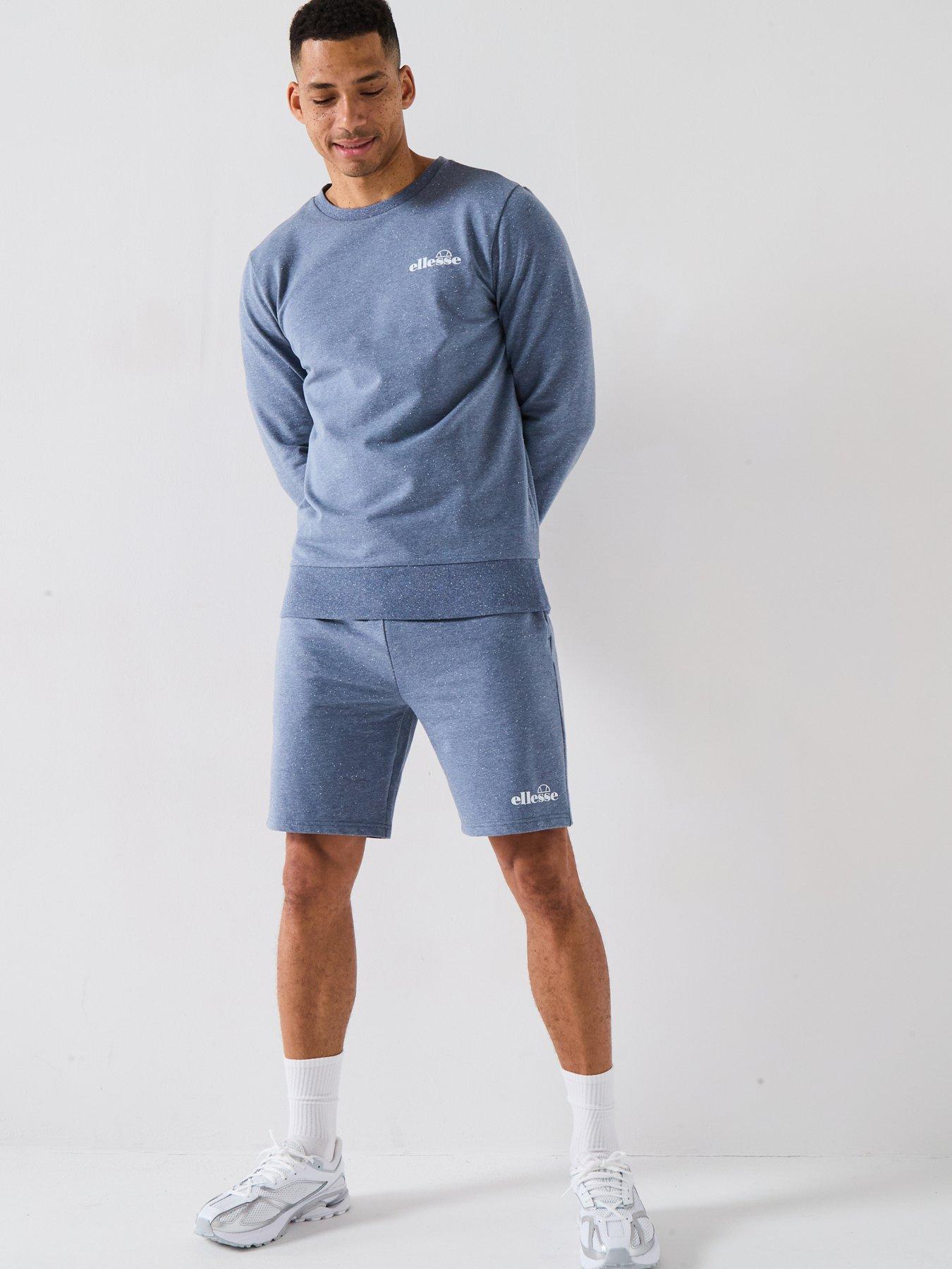undefined Mens Very Exclusive Miscuglio Crew And Short Set - Speckle Blue