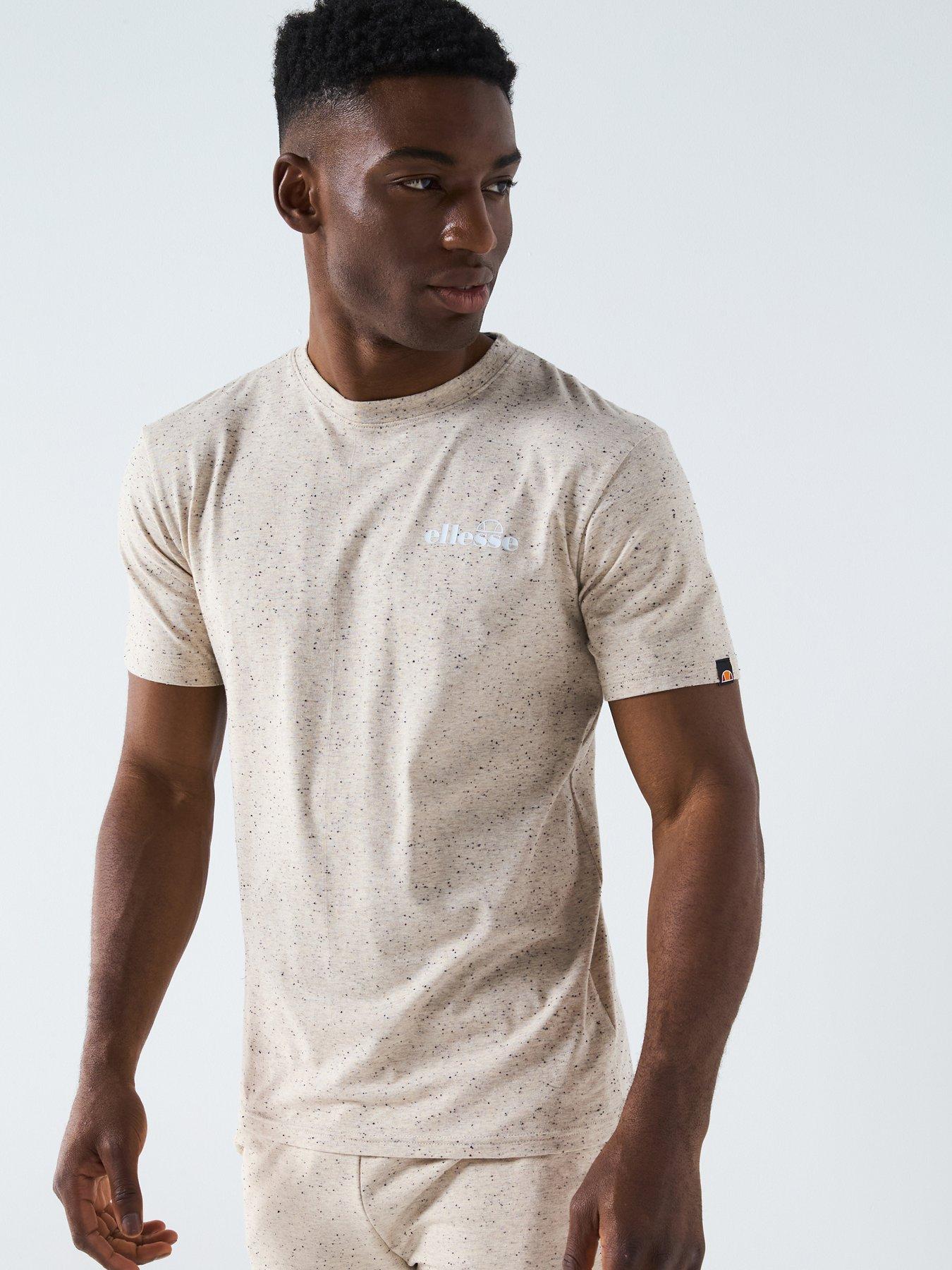 Ellesse Mens Very Exclusive Mawdesley T-Shirt, Beige, Size S, Men
