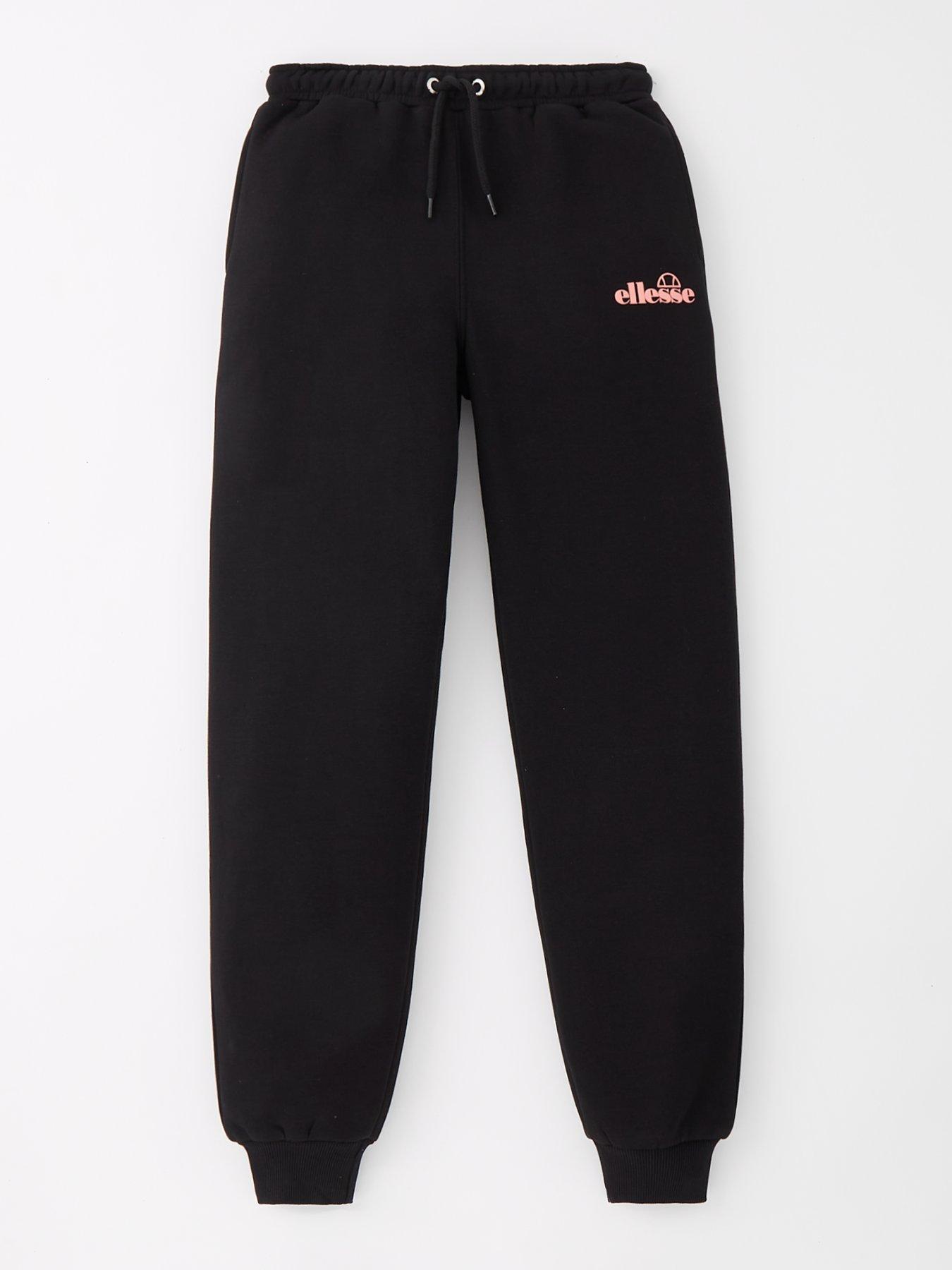 Ellesse Junior Girls Dixie Jogging Bottoms - Black