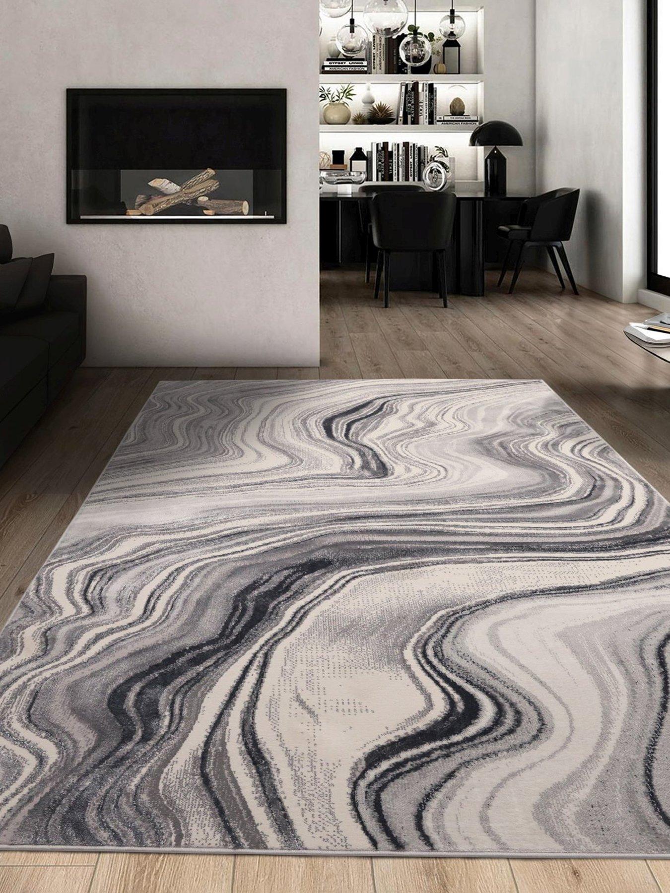 undefined Dusk Wave Grey Rug