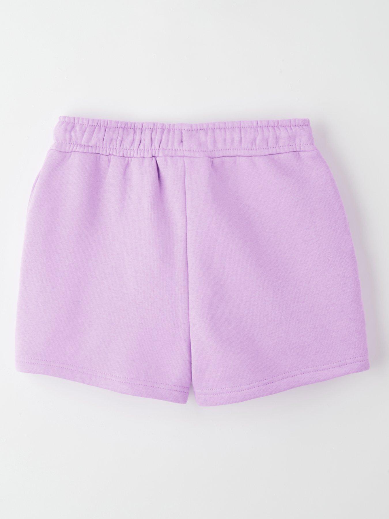 Image 2 of 4 of Ellesse Junior Girls Chiffon Shorts - Purple