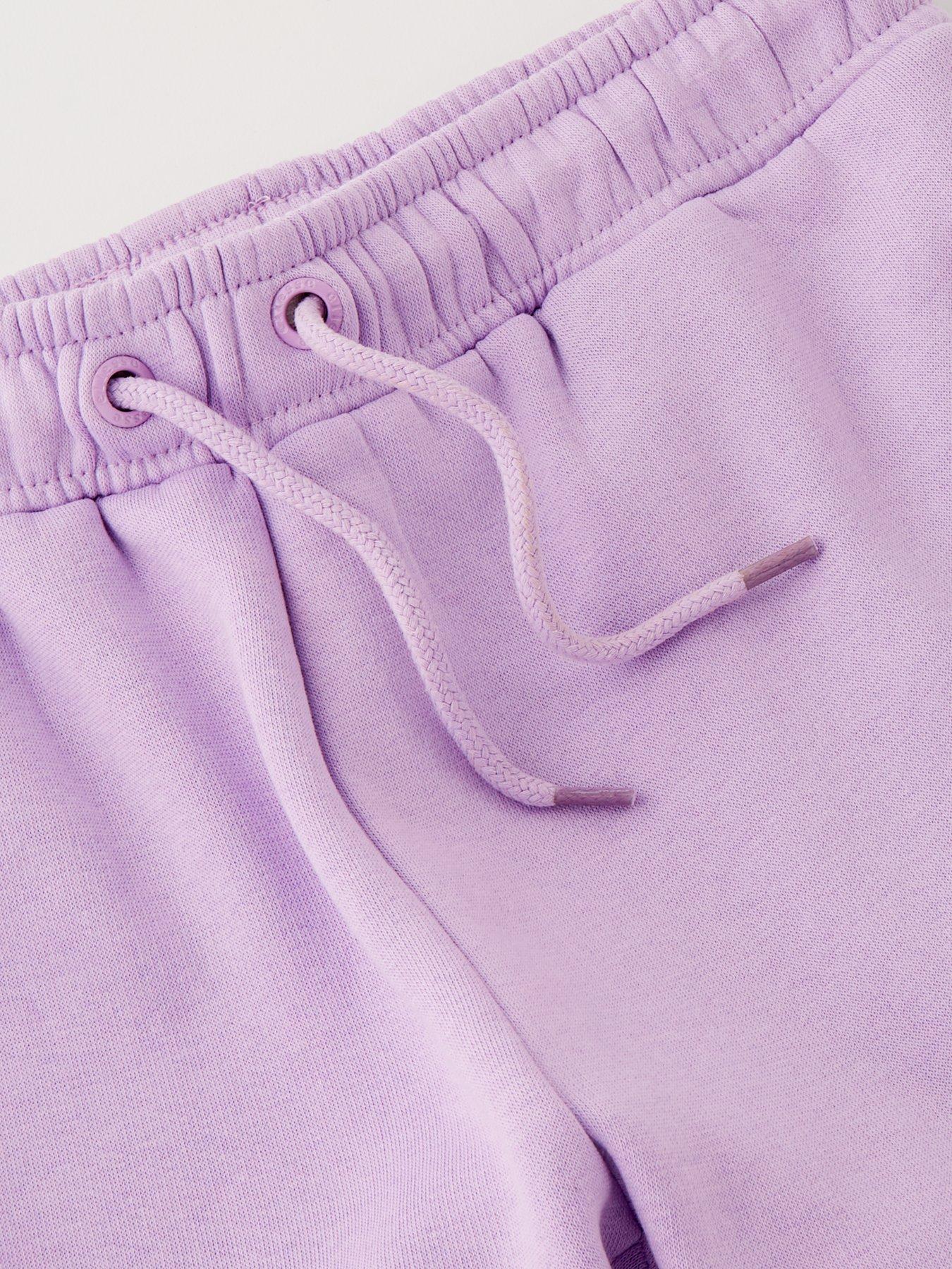 Image 3 of 4 of Ellesse Junior Girls Chiffon Shorts - Purple