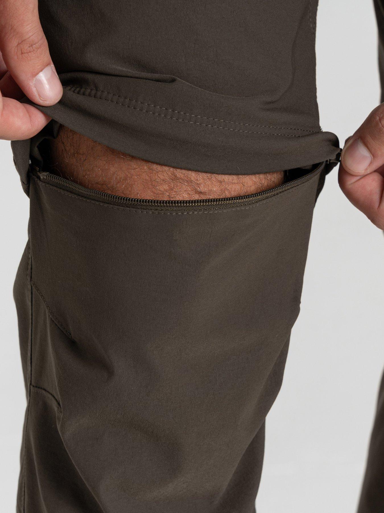 Image 3 of 6 of Craghoppers Mens Nosilife Pro Convertible Trousers - Woodland Green