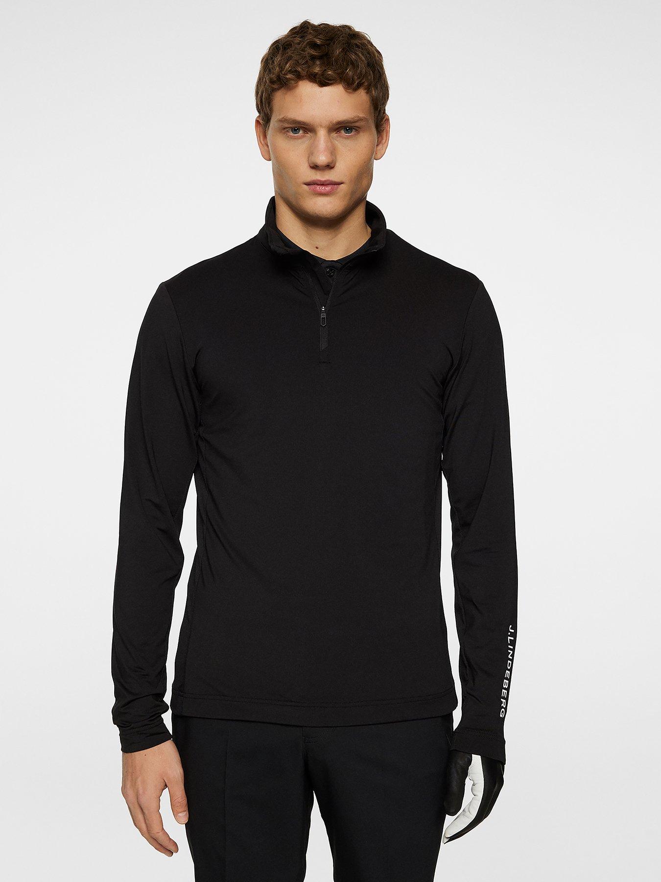 undefined Mens Golf Tour Tech Midlayer  - Black