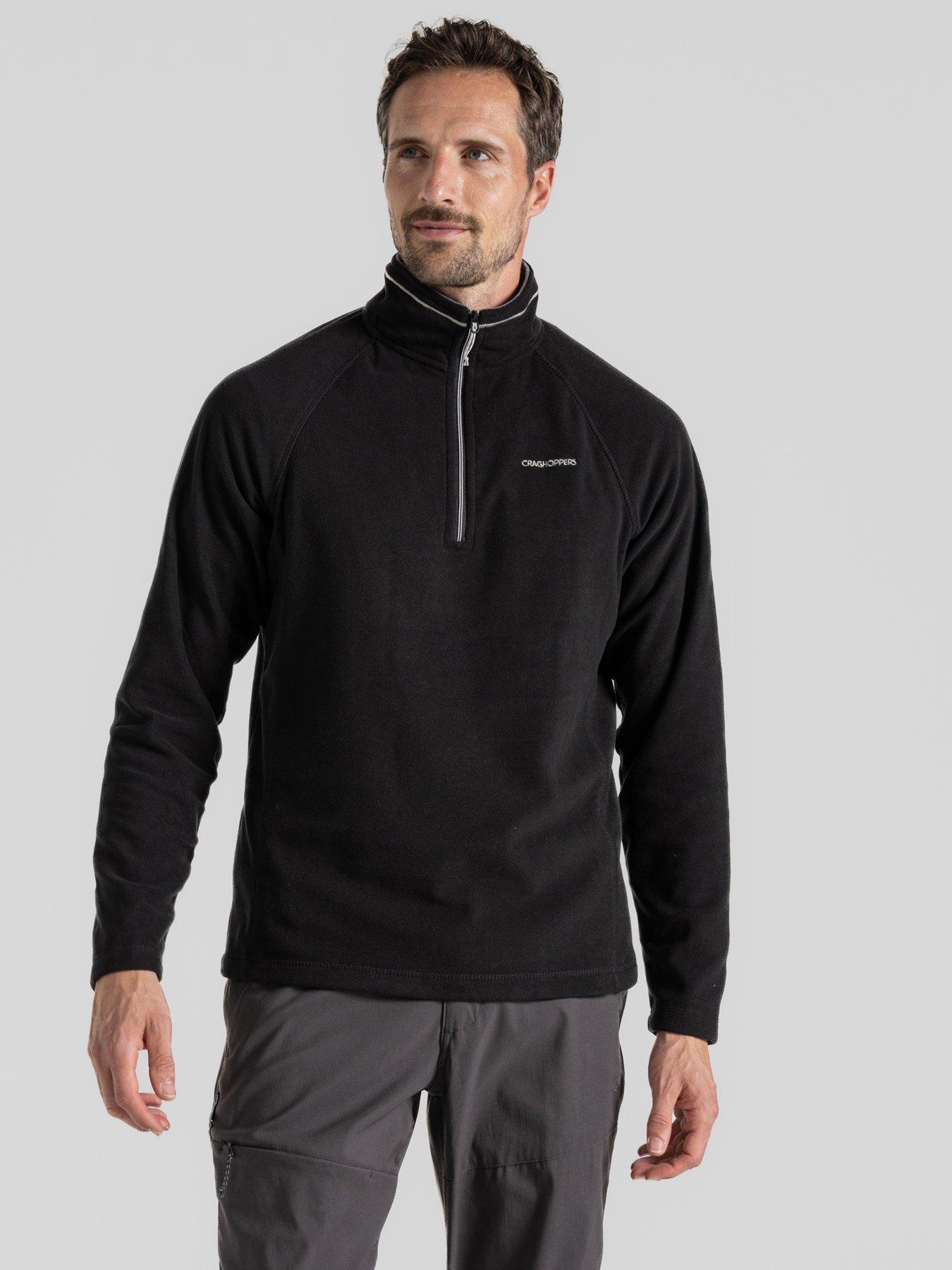 undefined Mens Corey Vi Half Zip Fleece - Black