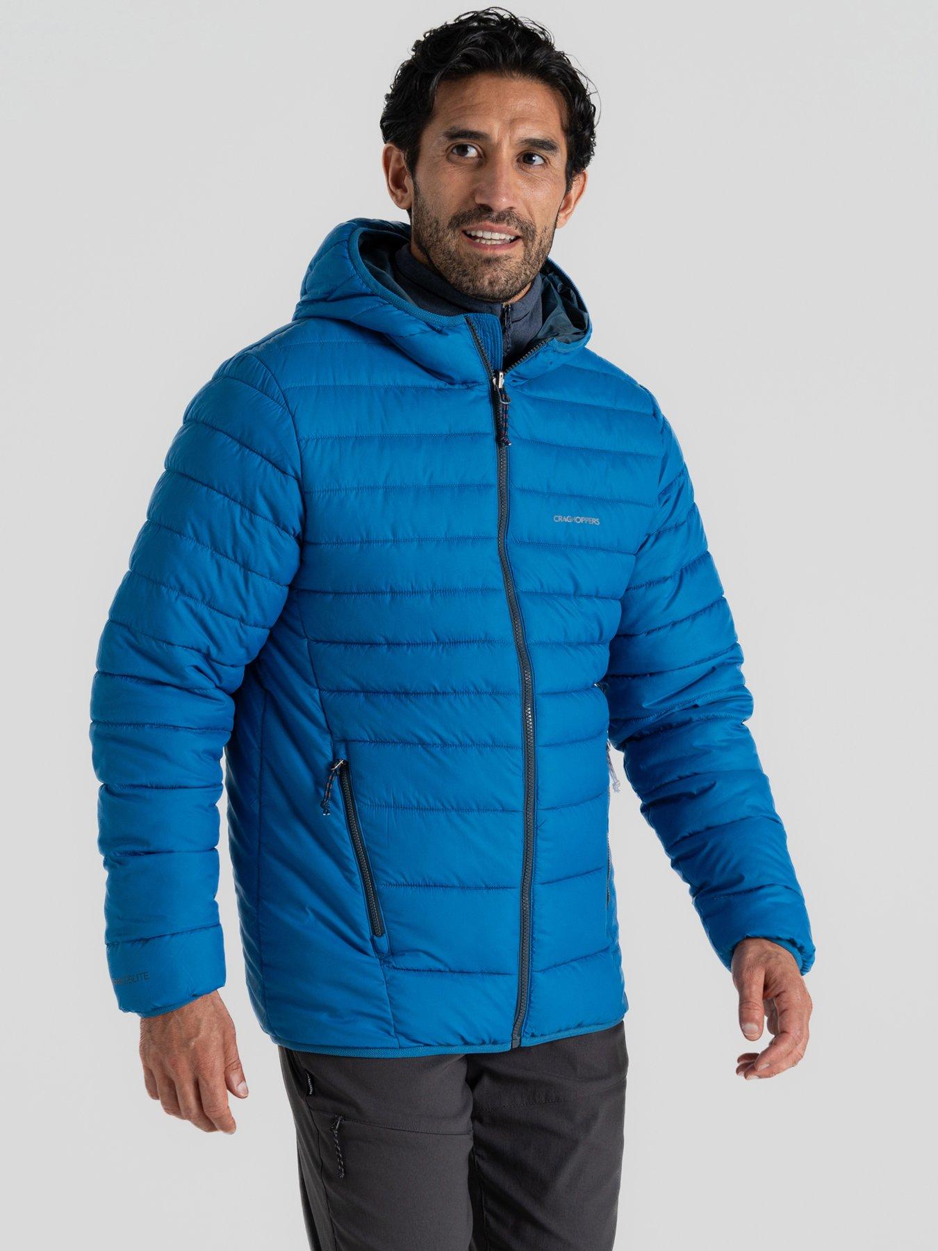 Image 1 of 6 of Craghoppers Mens Compresslite Ix Hooded Insulated Jacket -Fresh Blue