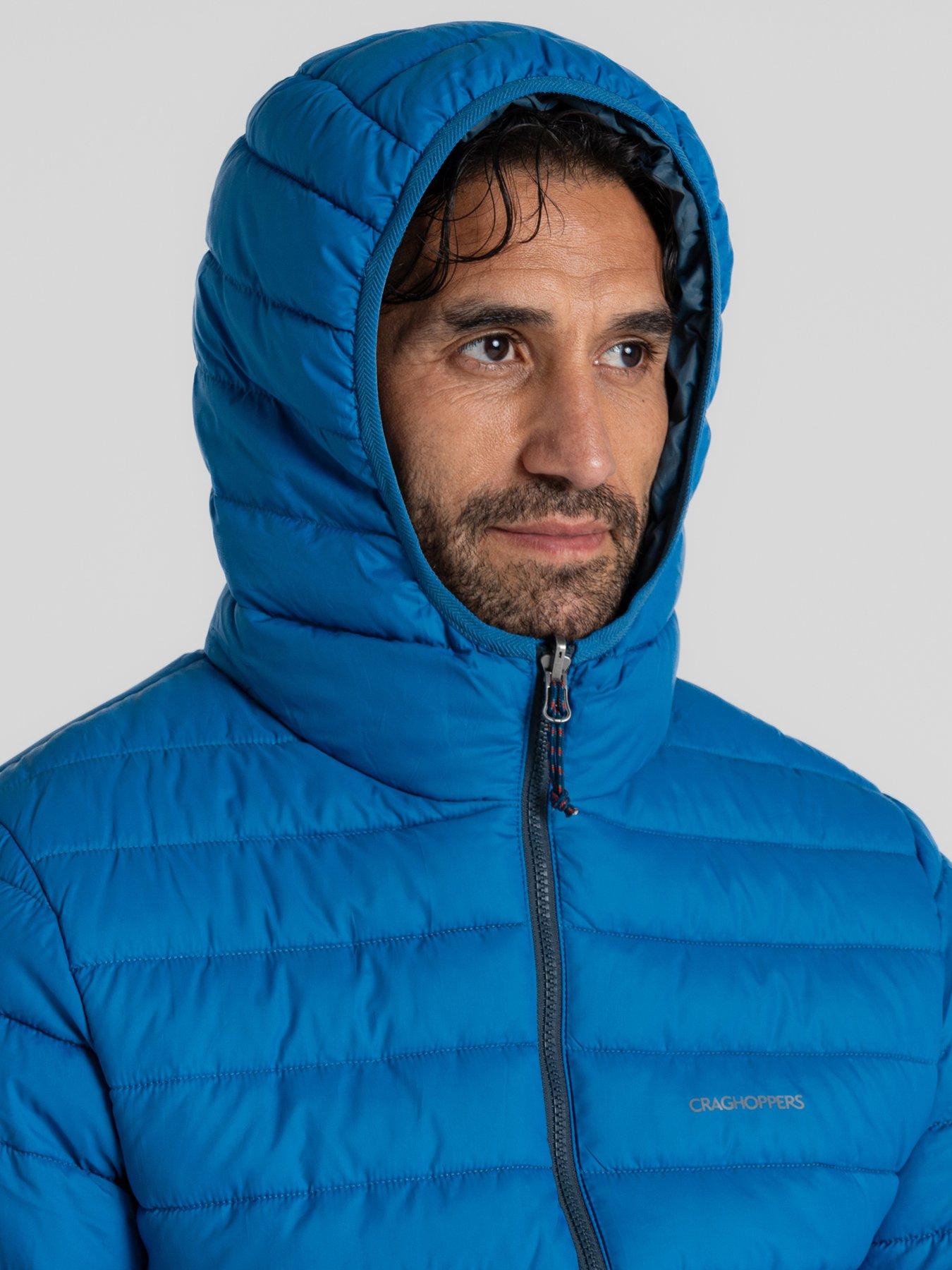 Image 3 of 6 of Craghoppers Mens Compresslite Ix Hooded Insulated Jacket -Fresh Blue