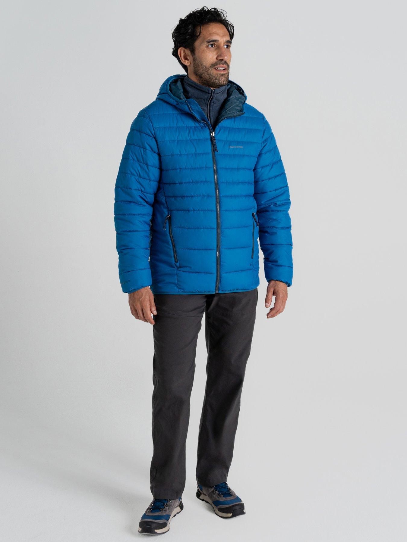Image 6 of 6 of Craghoppers Mens Compresslite Ix Hooded Insulated Jacket -Fresh Blue