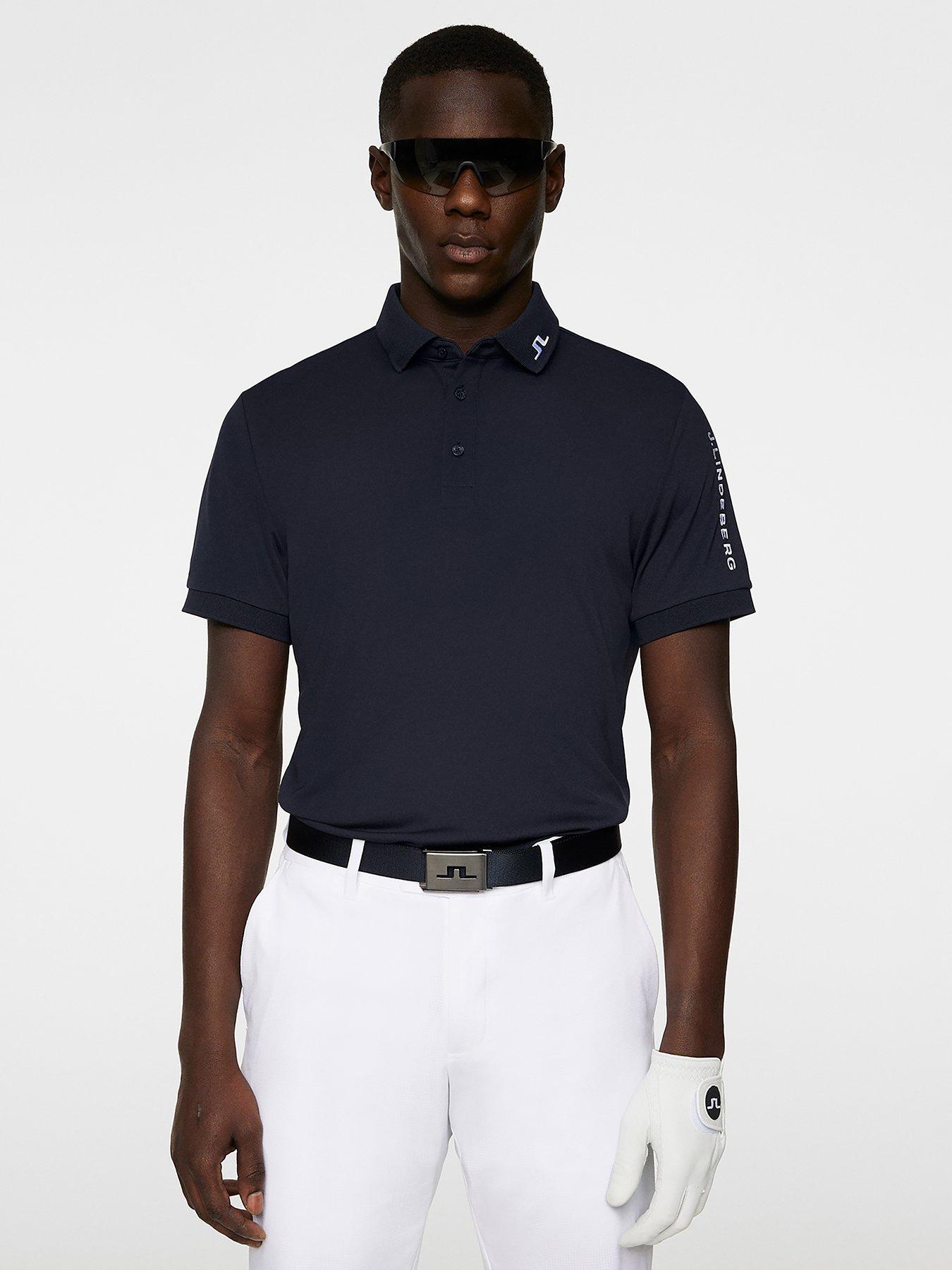 undefined Mens Golf Tour Tech Reg Fit Polo - Navy