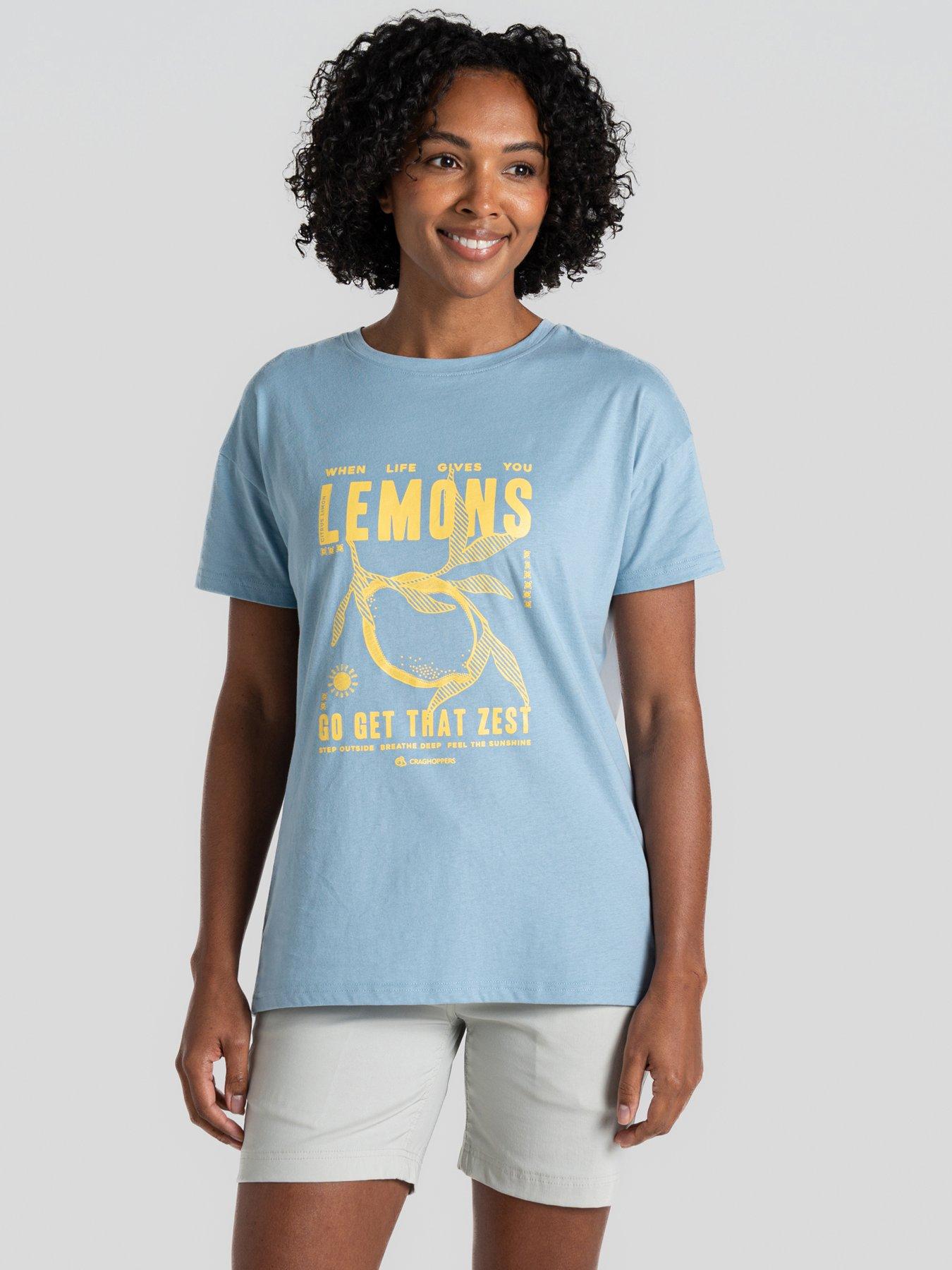 undefined Womens Yago Short Sleeved Top -Nimbus Blue