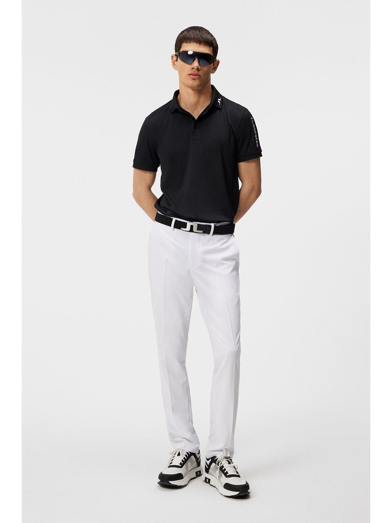 Image 3 of 6 of J LINDEBERG Mens Golf Tour Tech Reg Fit Polo - Black
