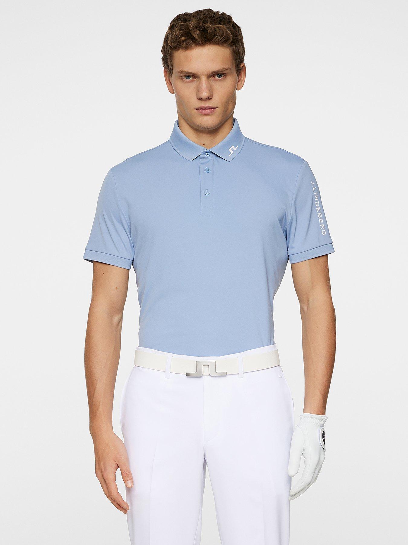 undefined Mens Golf Tour Tech Polo - Blue