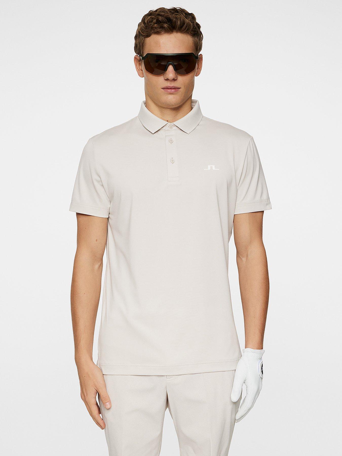 undefined Mens Golf Bridge Polo -cream