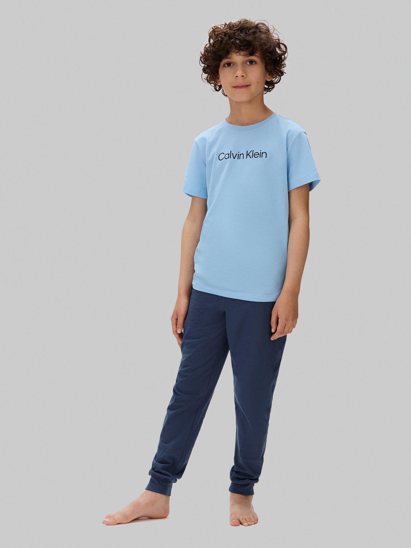 undefined Boys Modern Cotton Knit Pyjamas Set - Multi