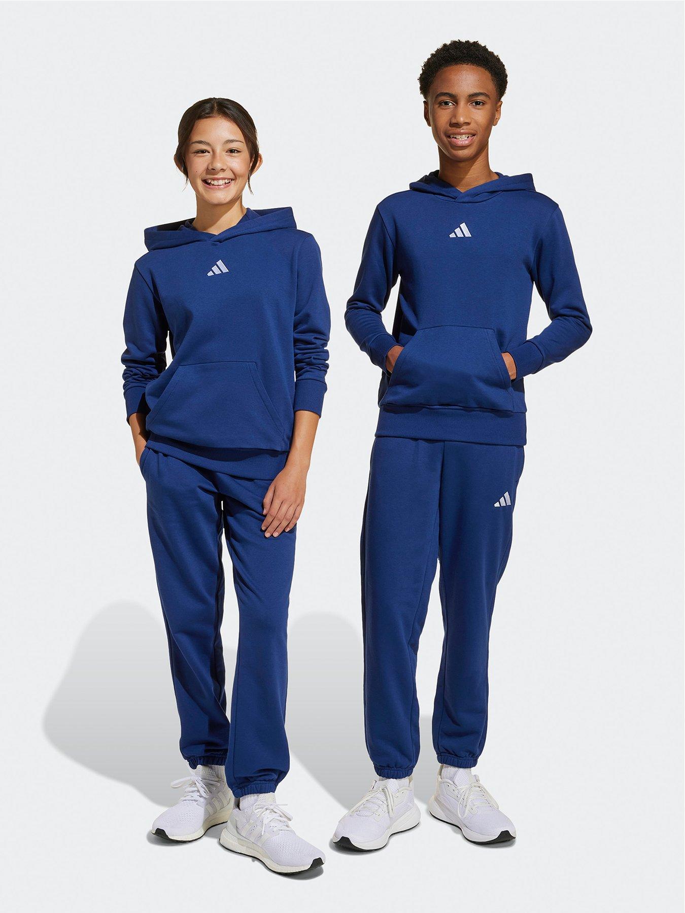 Image 1 of 5 of adidas Sportswear Junior Boys Essentials Joggers  - Blue