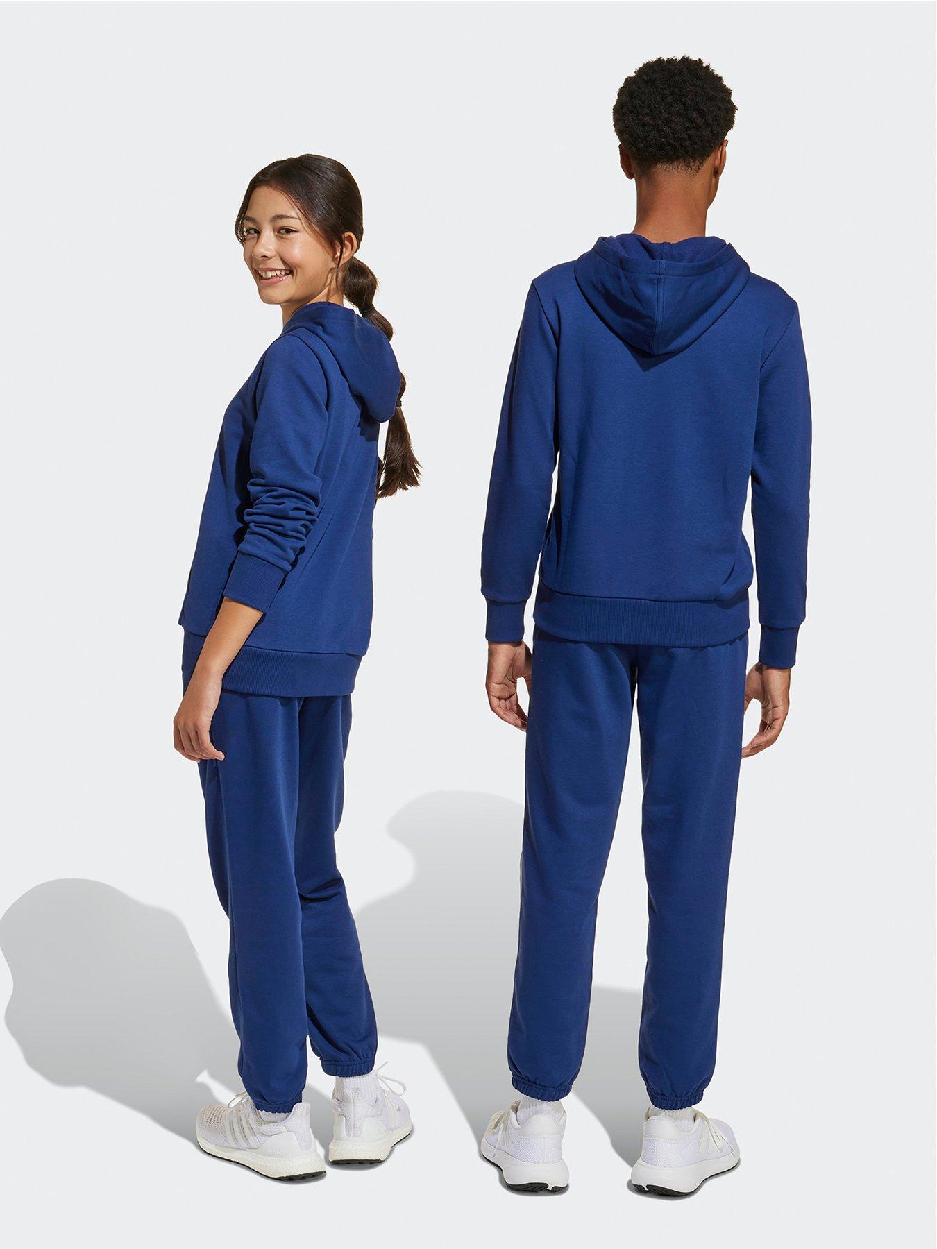 Image 2 of 5 of adidas Sportswear Junior Boys Essentials Joggers  - Blue