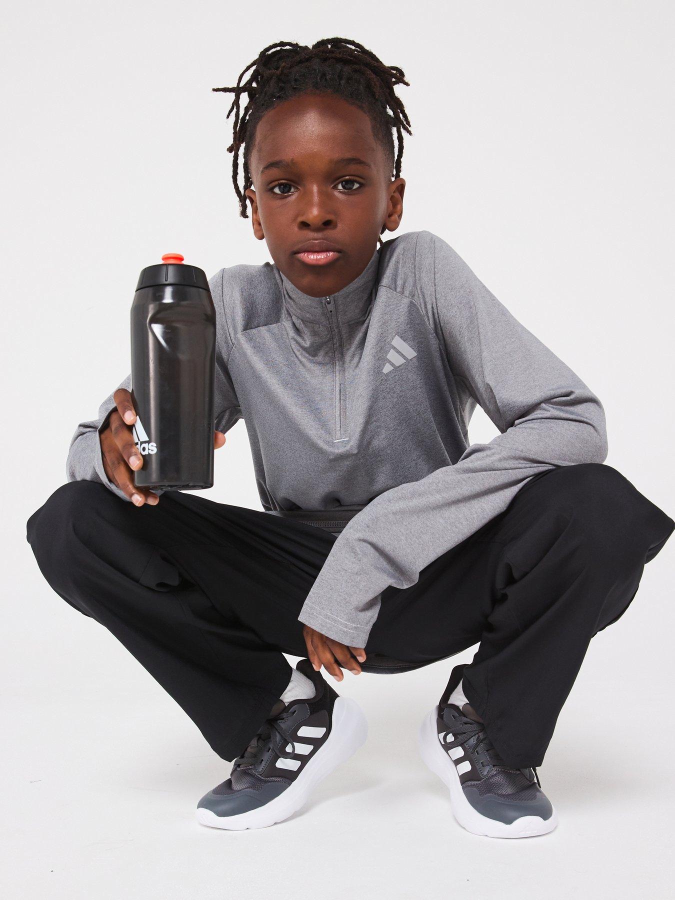 undefined Junior Boys Essentials Climacool Cargo Joggers  - Black