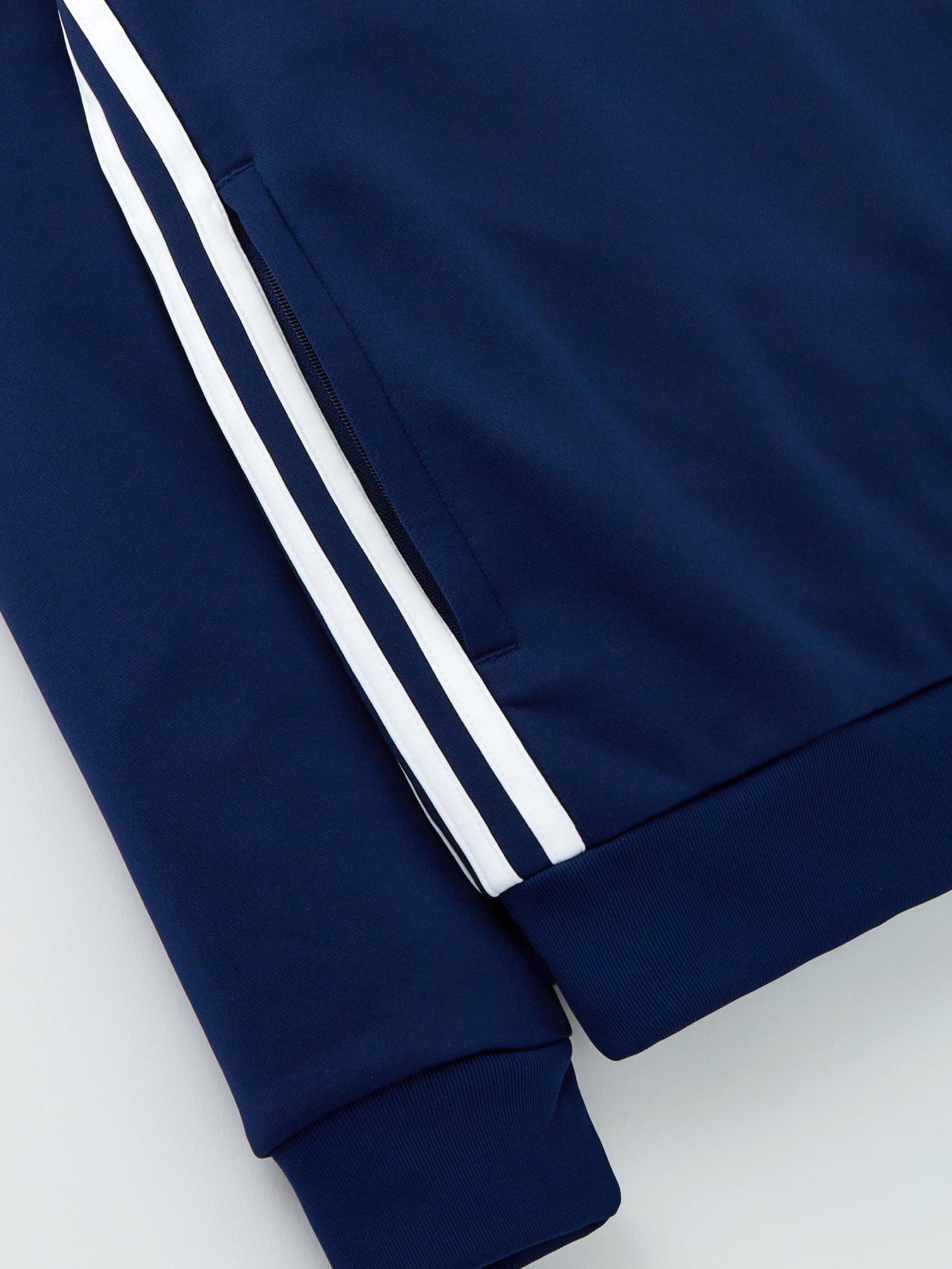 Image 4 of 4 of adidas Youth Tiro Essentials Sw Hoody - Navy/red